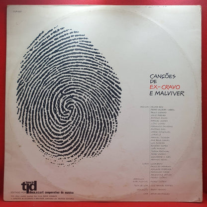 Carlos Mendes, Joaquim Pessoa ‎– Canções De Ex - Cravo E Malviver - Vinyl Store Online