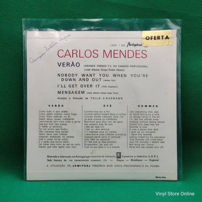 Carlos Mendes ‎– Verão - Vinyl Store Online