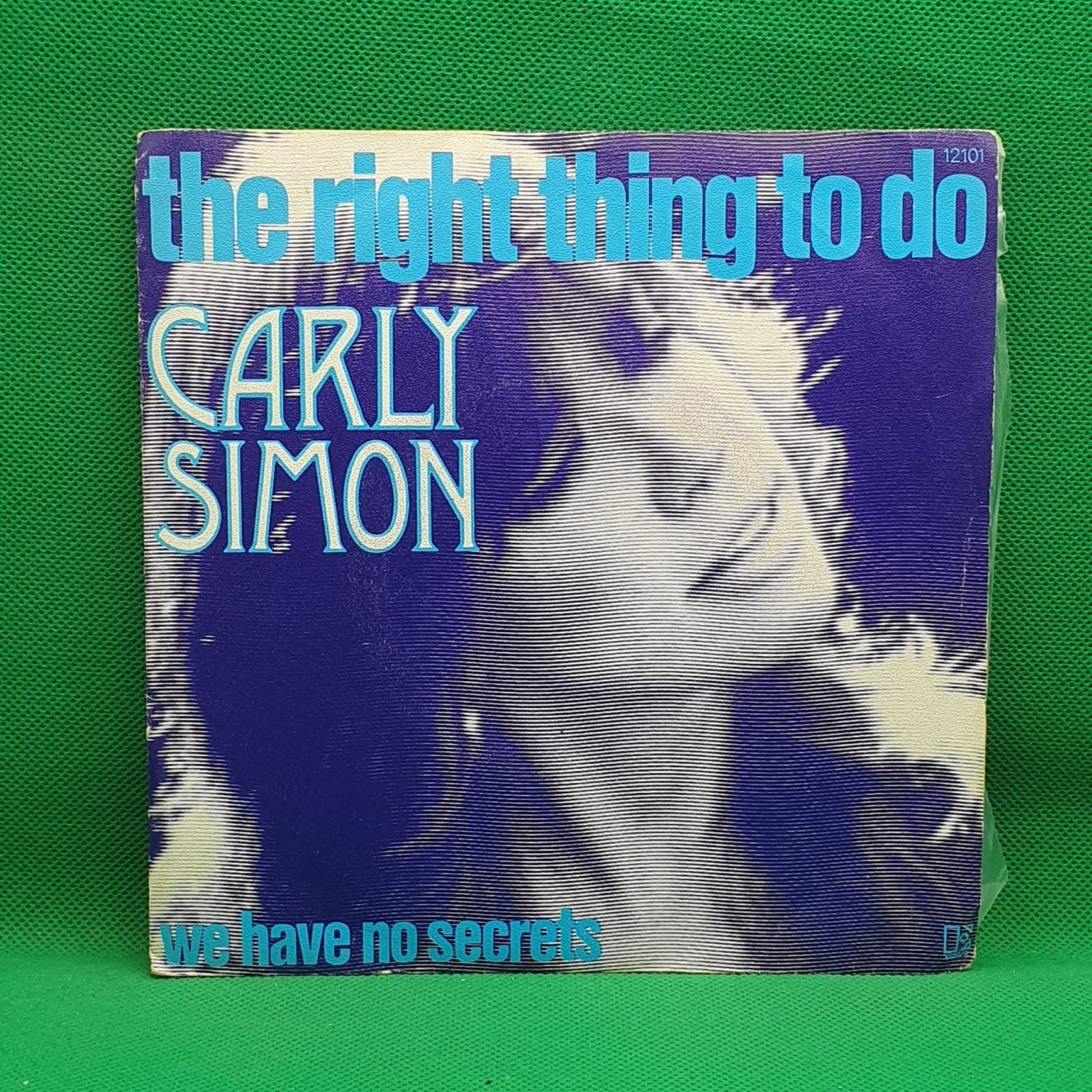 Carly Simon ‎– The Right Thing To Do - Vinyl Store Online