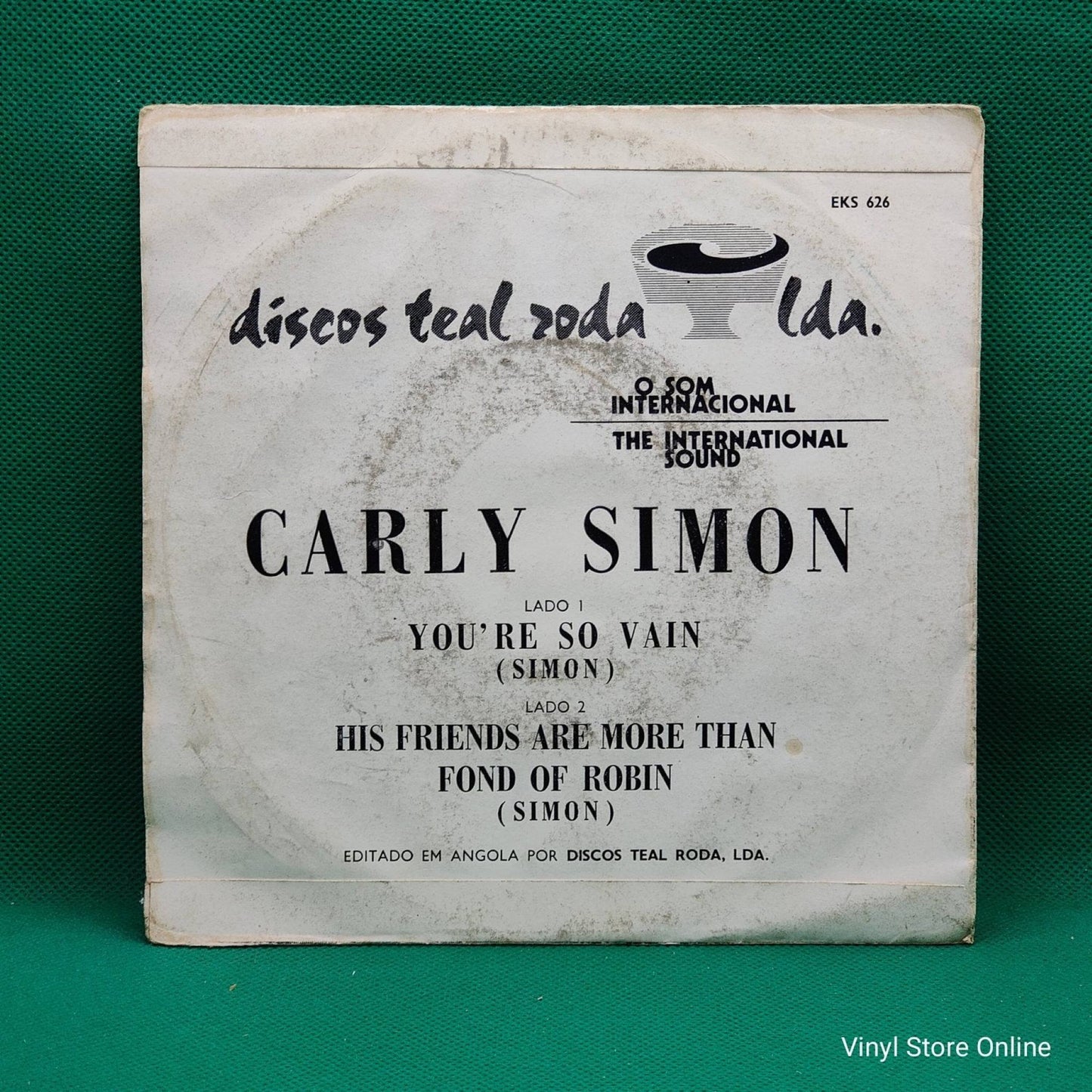 Carly Simon ‎– You're So Vain - Vinyl Store Online