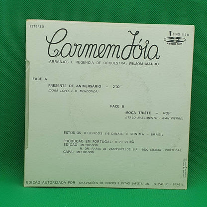 Carmen Jóia ‎– Presente De Aniversário - Vinyl Store Online
