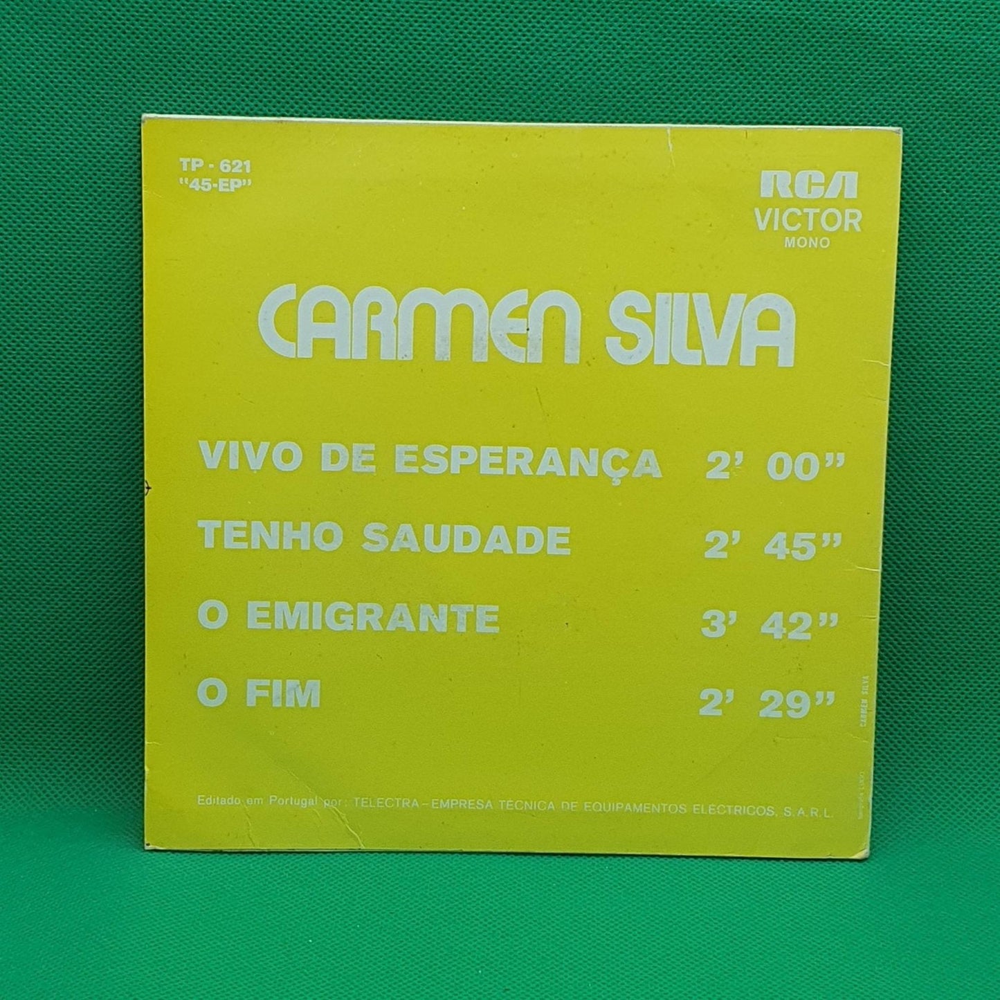 Carmen Silva ‎– Vivo De Esperança - Vinyl Store Online