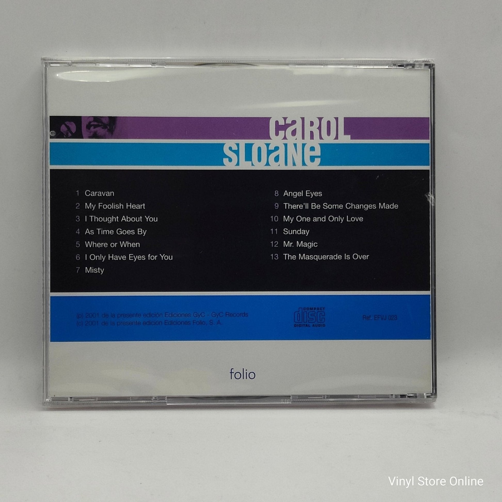 Carol Sloane ‎– Vocal Jazz - Vinyl Store Online