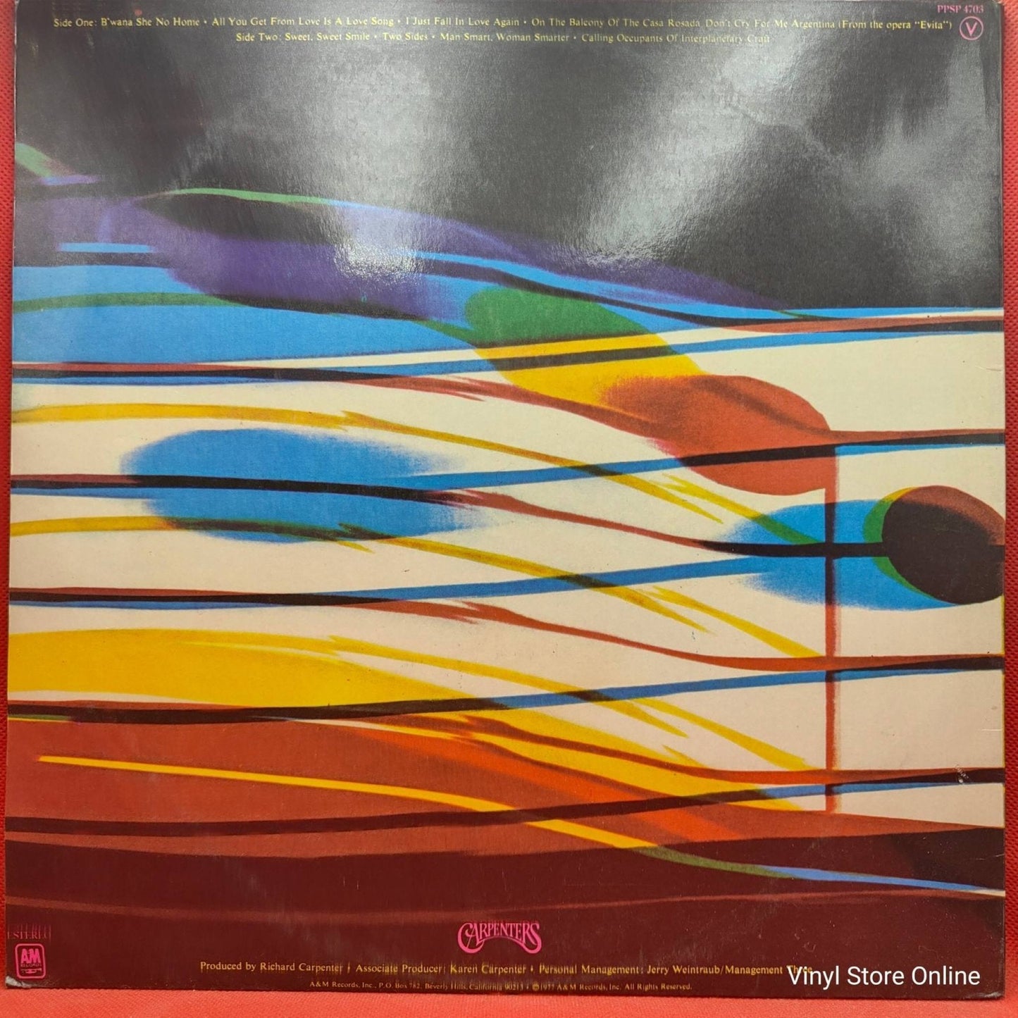 Carpenters ‎– Passage - Vinyl Store Online