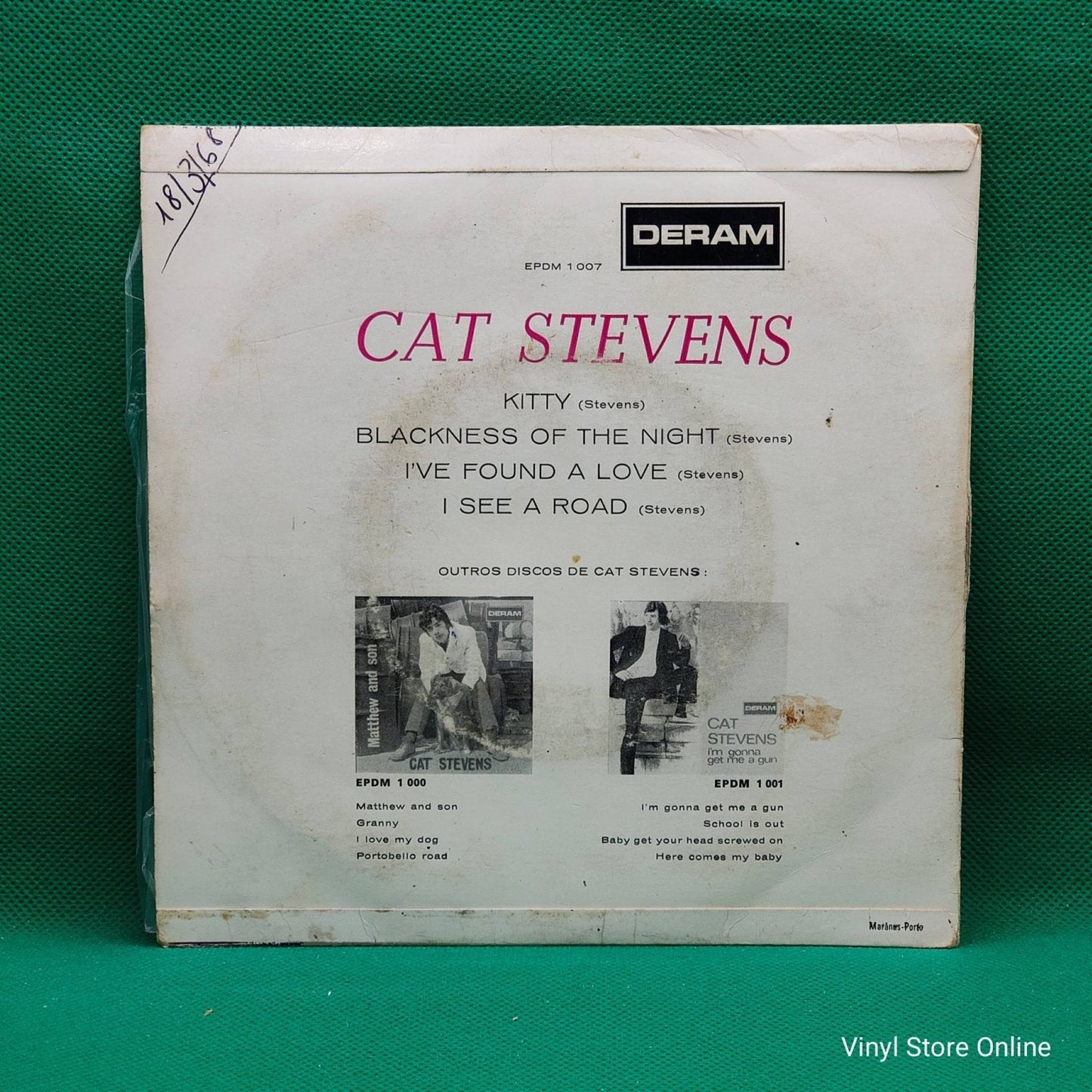 Cat Stevens ‎– Kitty - Vinyl Store Online