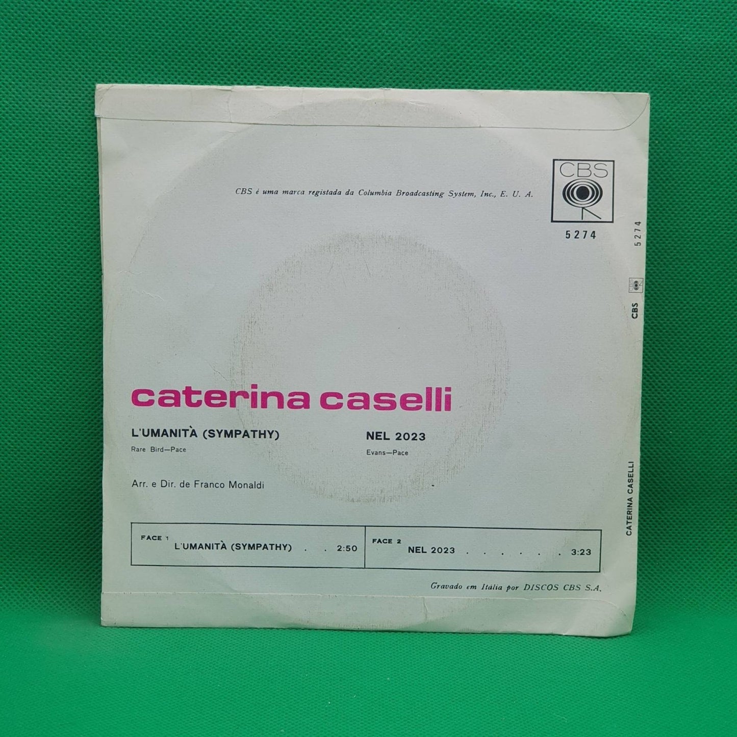 Caterina Caselli ‎– L'umanità = Sympathy - Vinyl Store Online