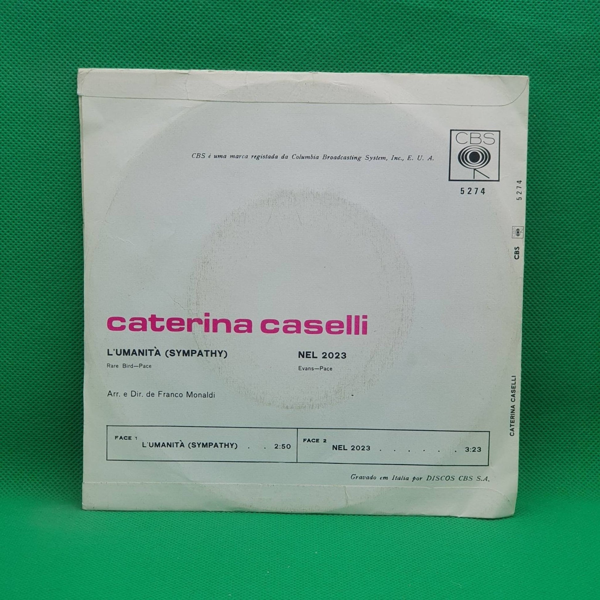 Caterina Caselli ‎– L'umanità = Sympathy - Vinyl Store Online