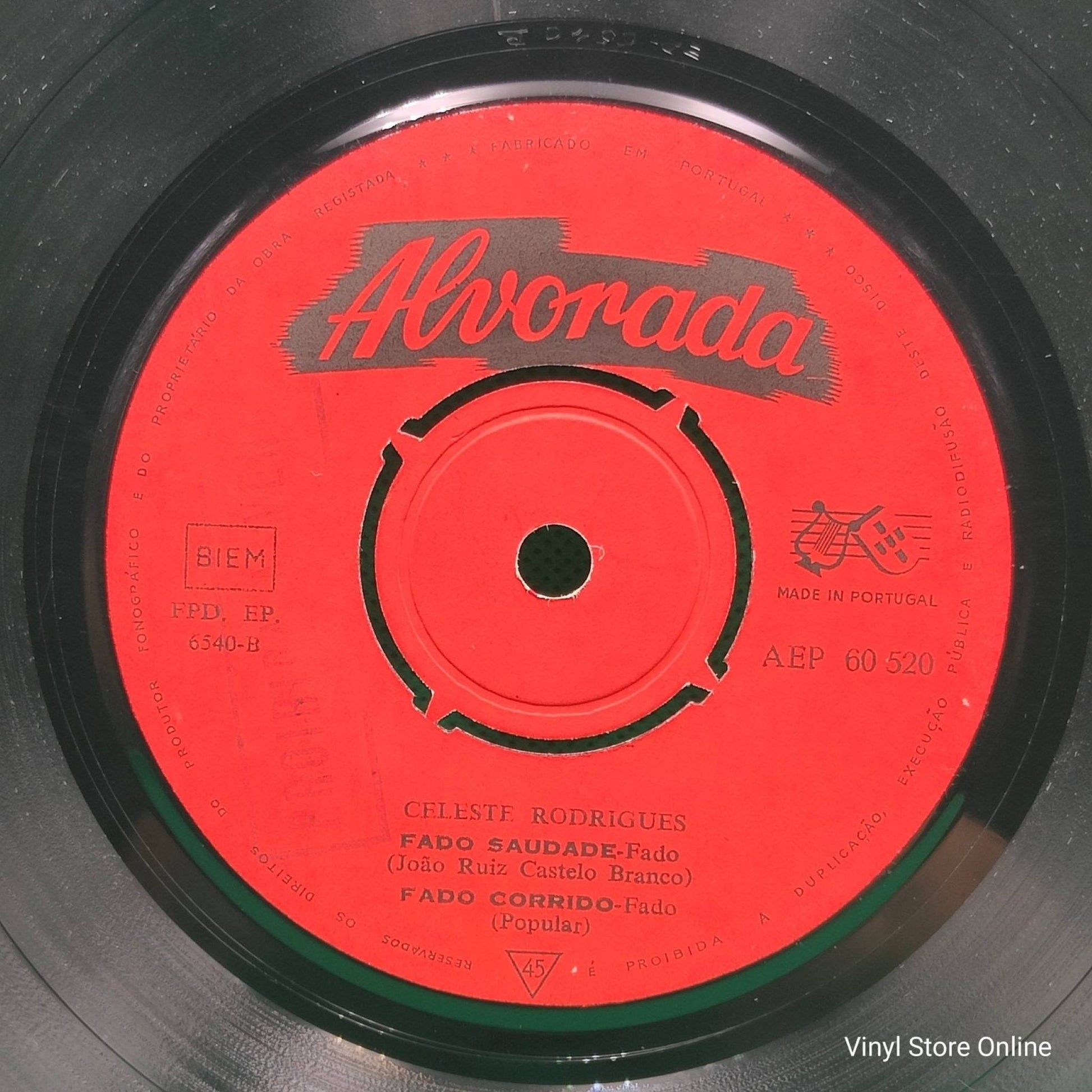 Celeste Rodrigues ‎– Fado Antigo - Vinyl Store Online