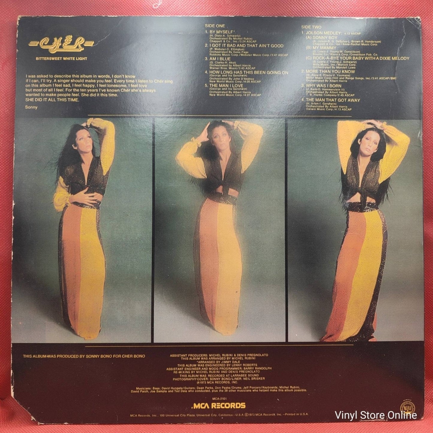 Cher ‎– Bittersweet White Light - Vinyl Store Online