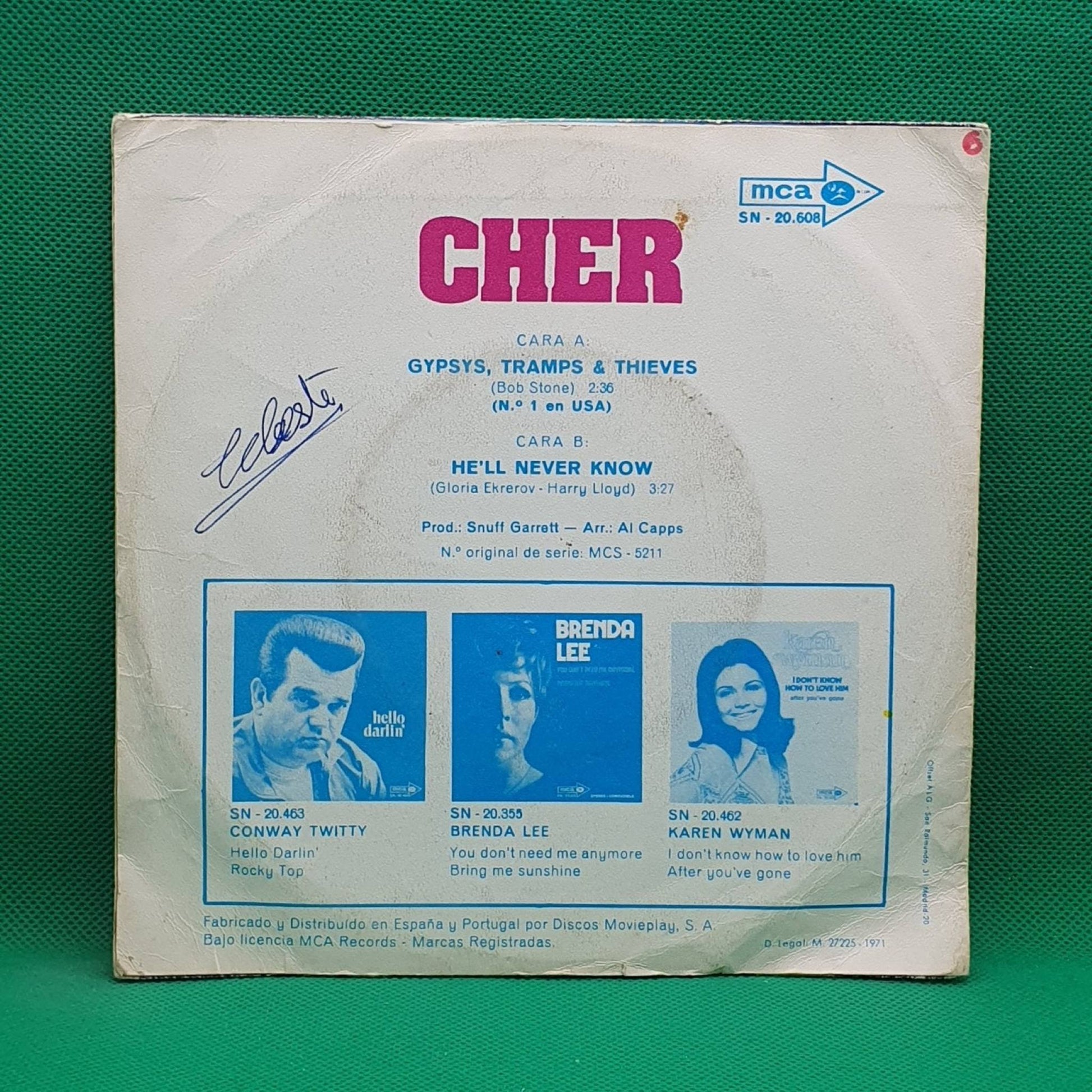 Cher ‎– Gypsys, Tramps & Thieves - Vinyl Store Online