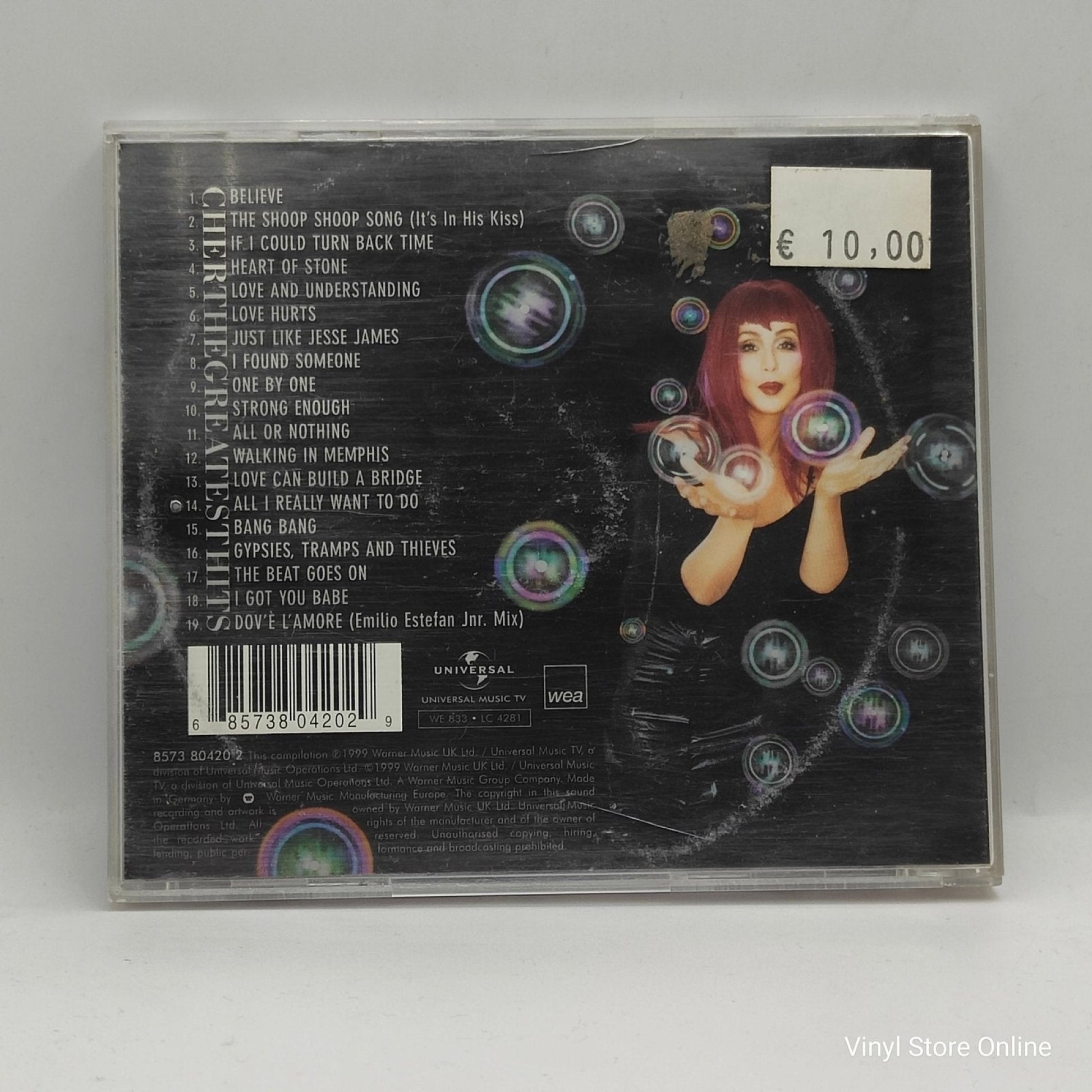 Cher ‎– The Greatest Hits - Vinyl Store Online