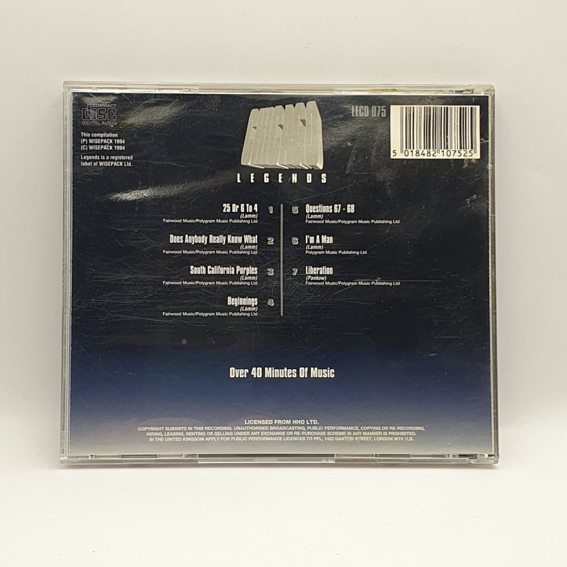 Chicago – Legends - Vinyl Store Online