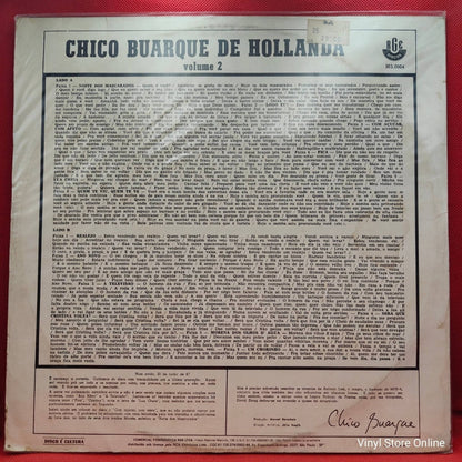 Chico Buarque De Hollanda ‎– Chico Buarque De Hollanda Volume 2 - Vinyl Store Online