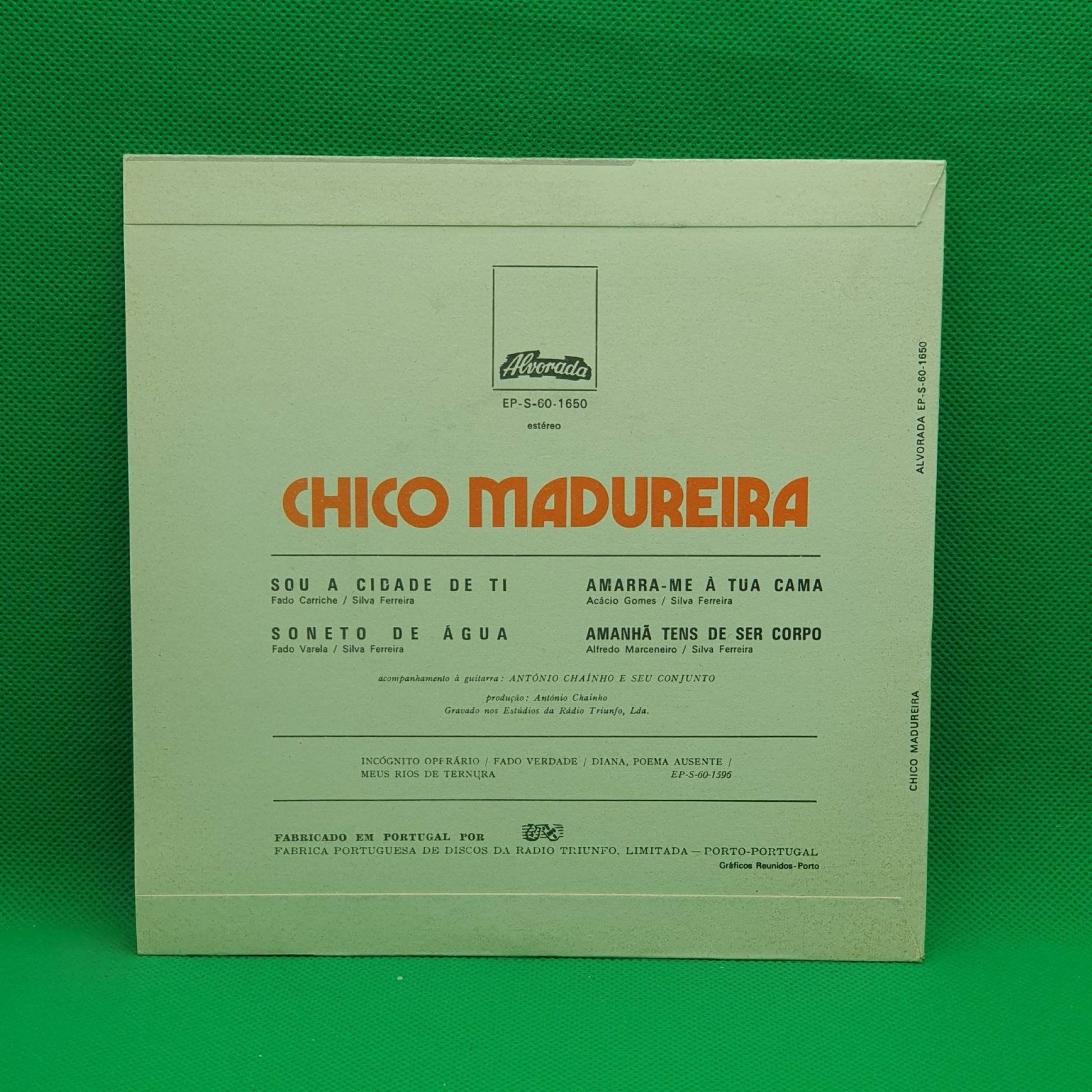 Chico Madureira ‎– Sou A Cidade De Ti - Vinyl Store Online
