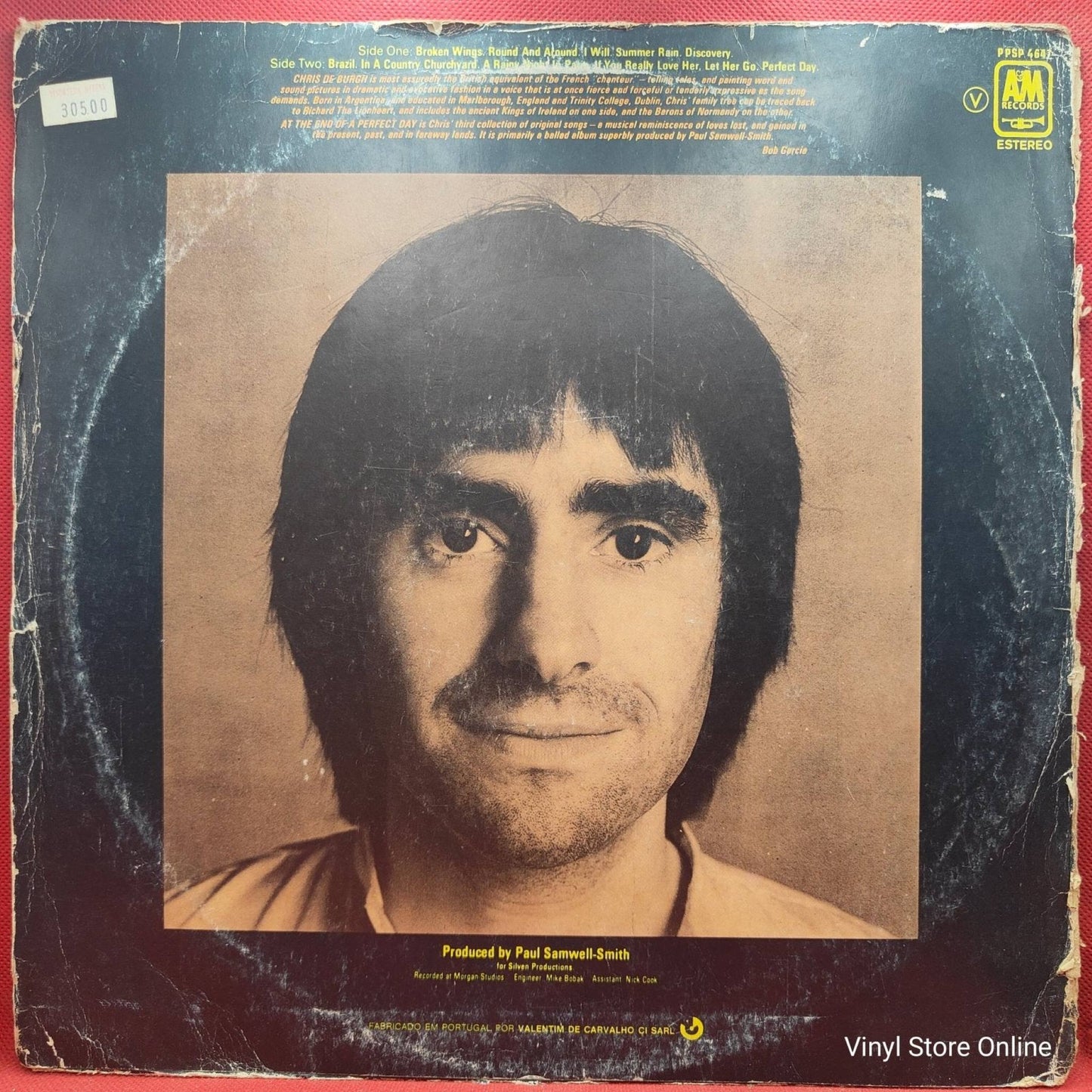 Chris de Burgh ‎– At The End Of A Perfect Day - Vinyl Store Online