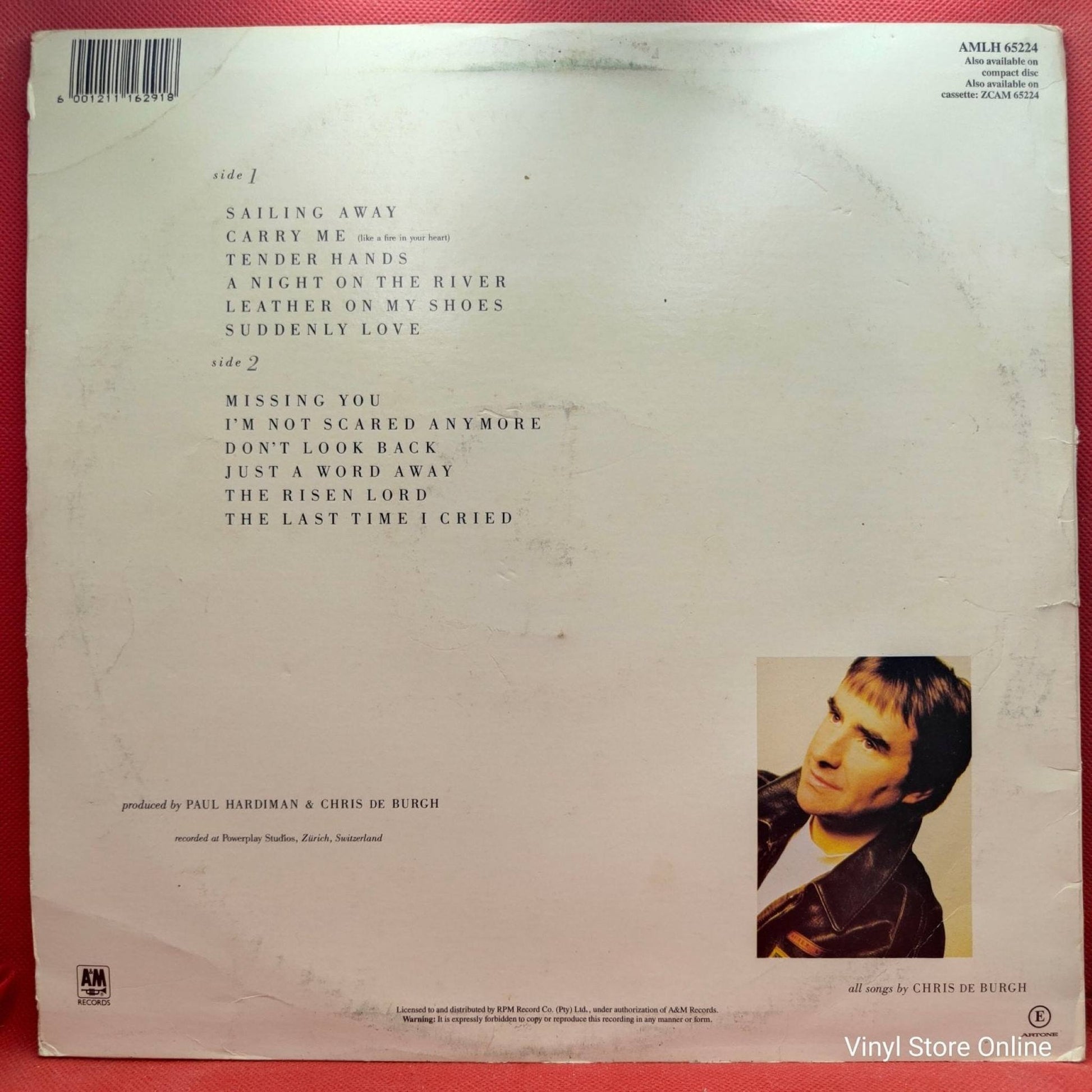 Chris de Burgh ‎– Flying Colours - Vinyl Store Online