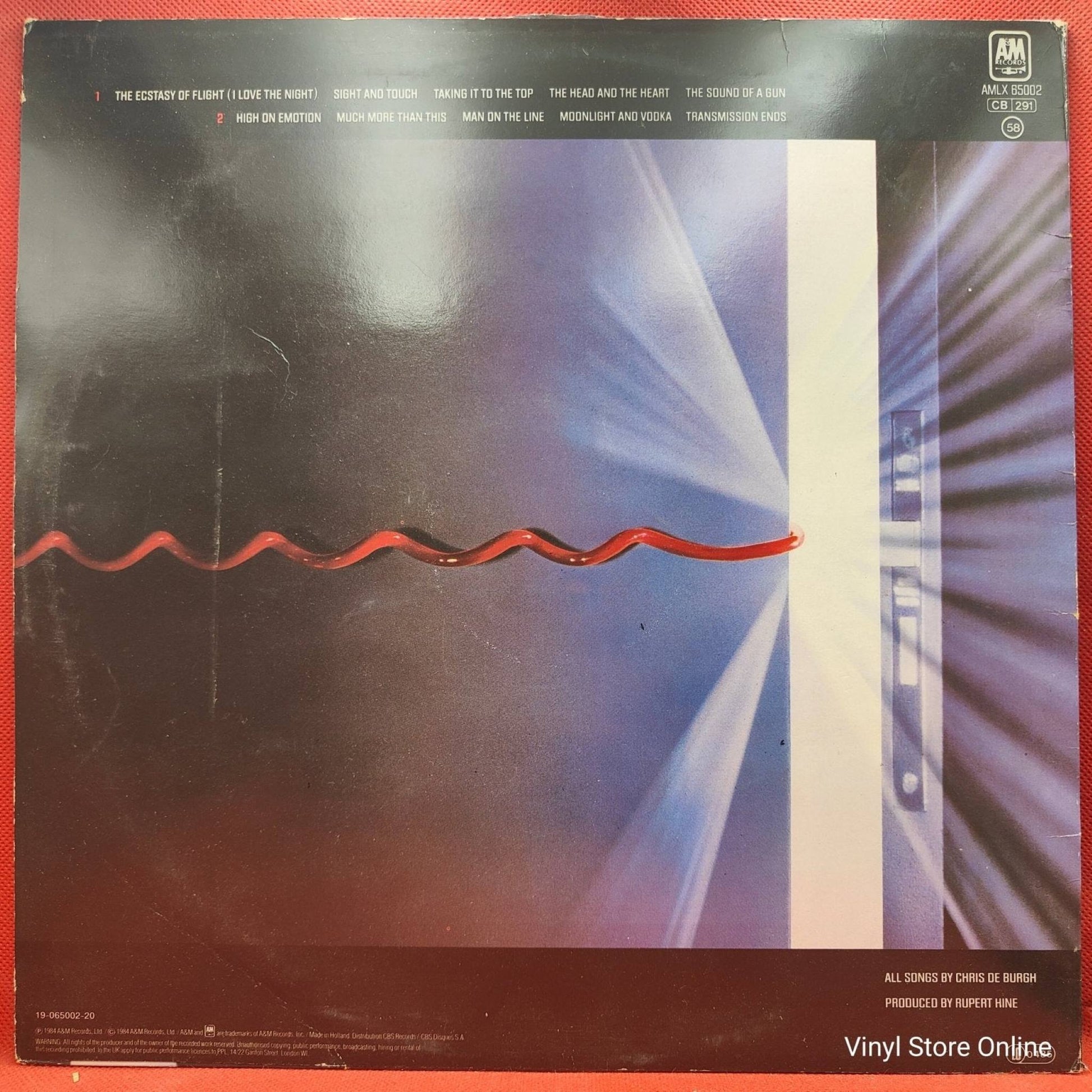 Chris de Burgh ‎– Man On The Line - Vinyl Store Online