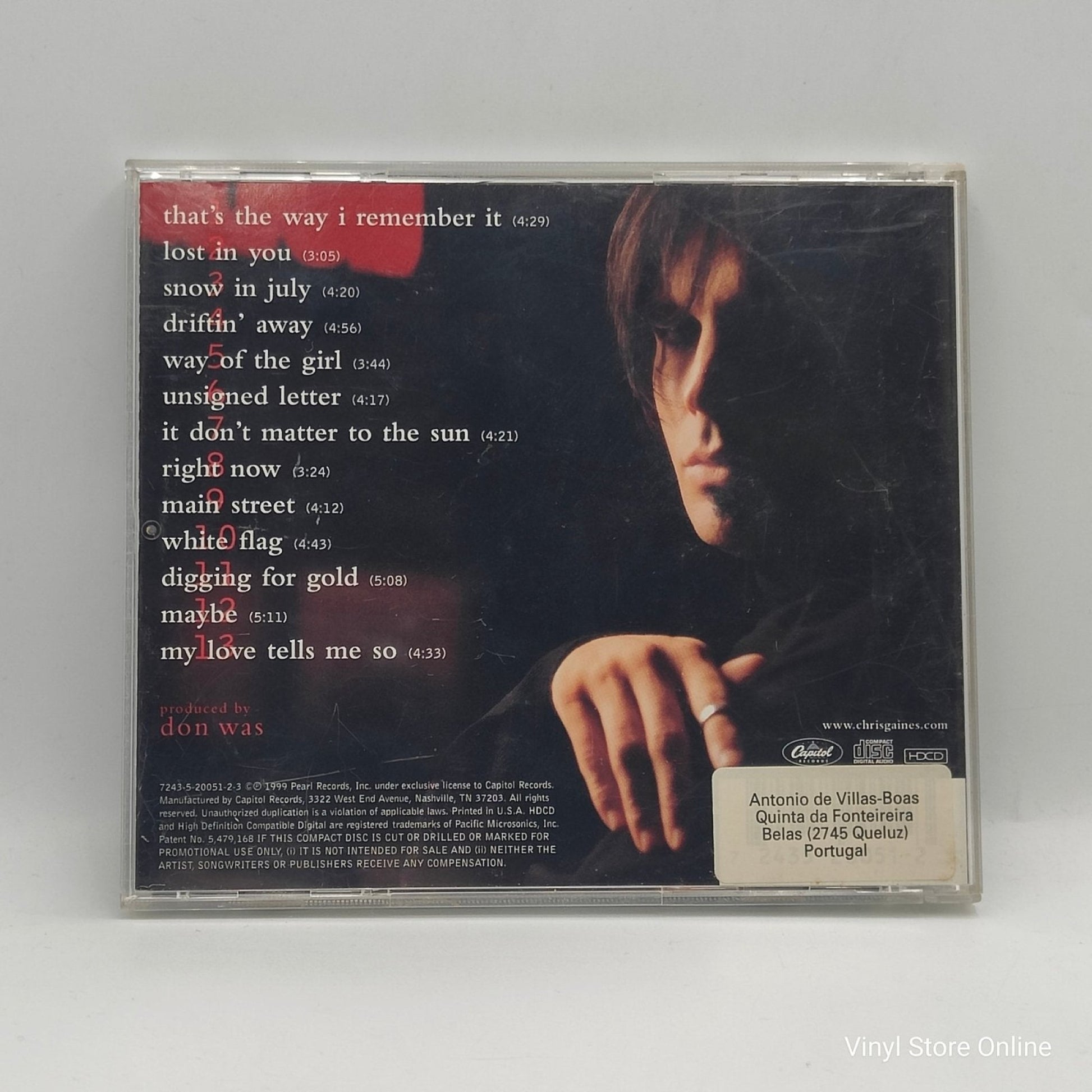 Chris Gaines ‎– Garth Brooks In The Life Of Chris Gaines - Vinyl Store Online