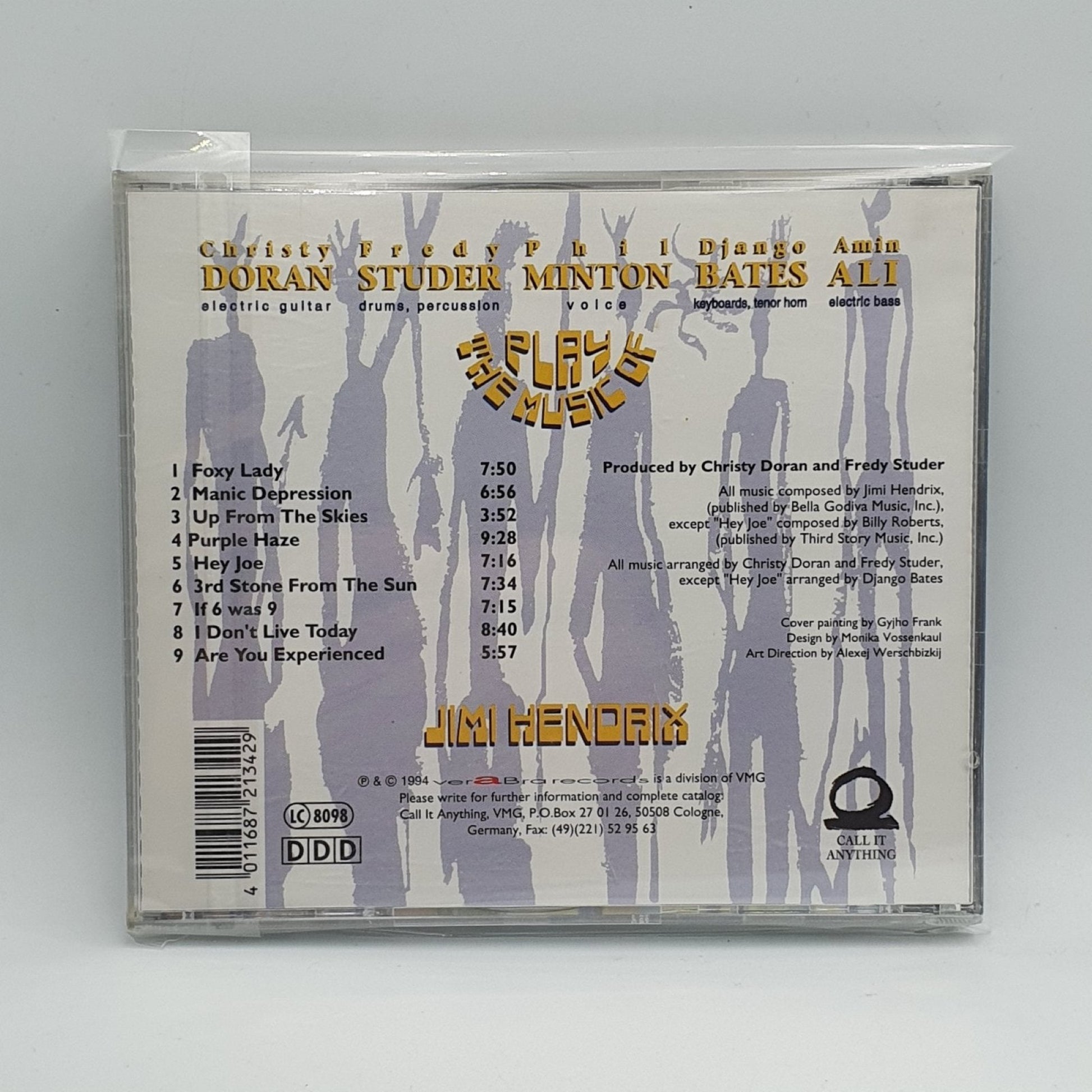 Christy Doran, Fredy Studer, Phil Minton, Django Bates ‎– Play The Music Of Jimi Hendrix - Vinyl Store Online