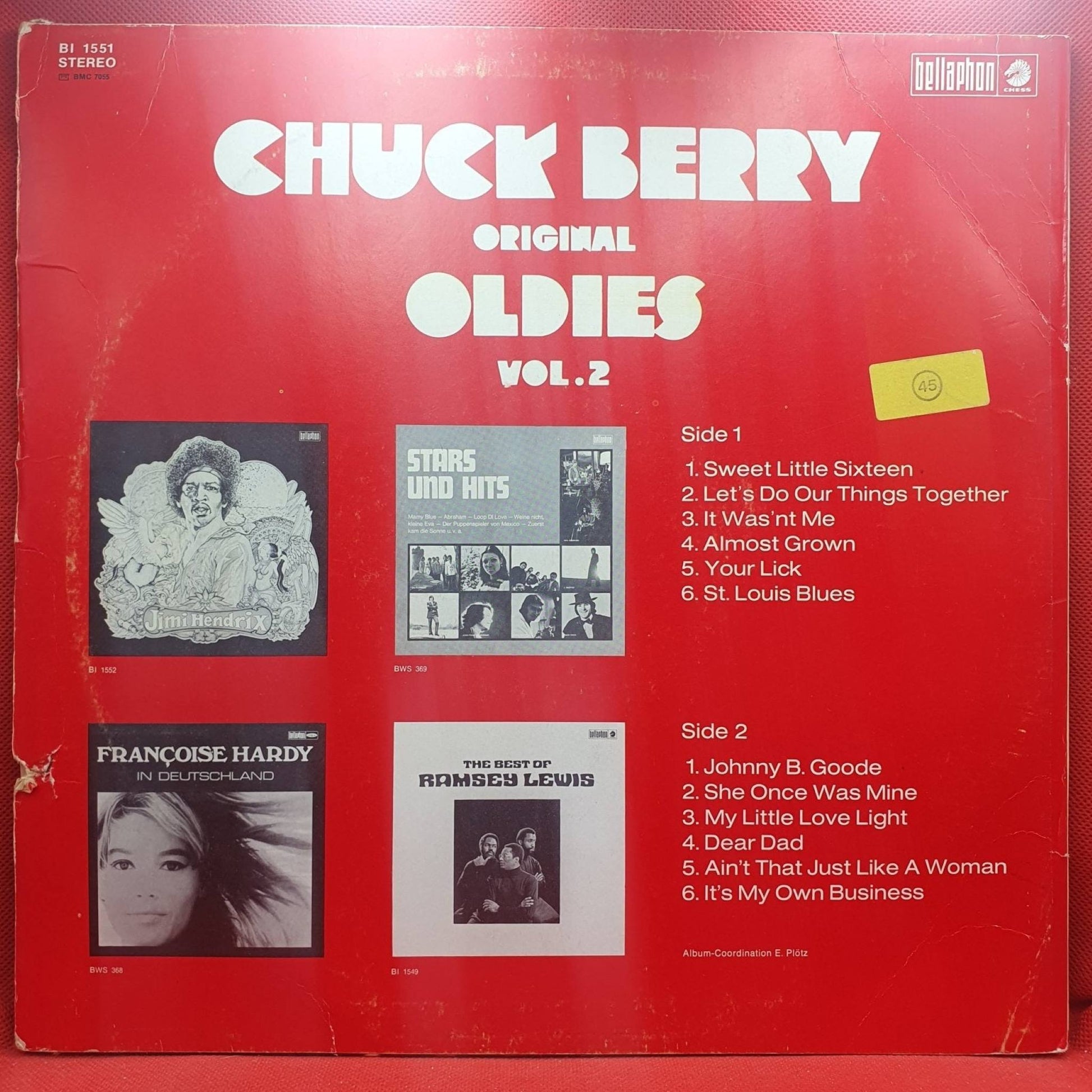 Chuck Berry ‎– Original Oldies Vol. 2 - Vinyl Store Online