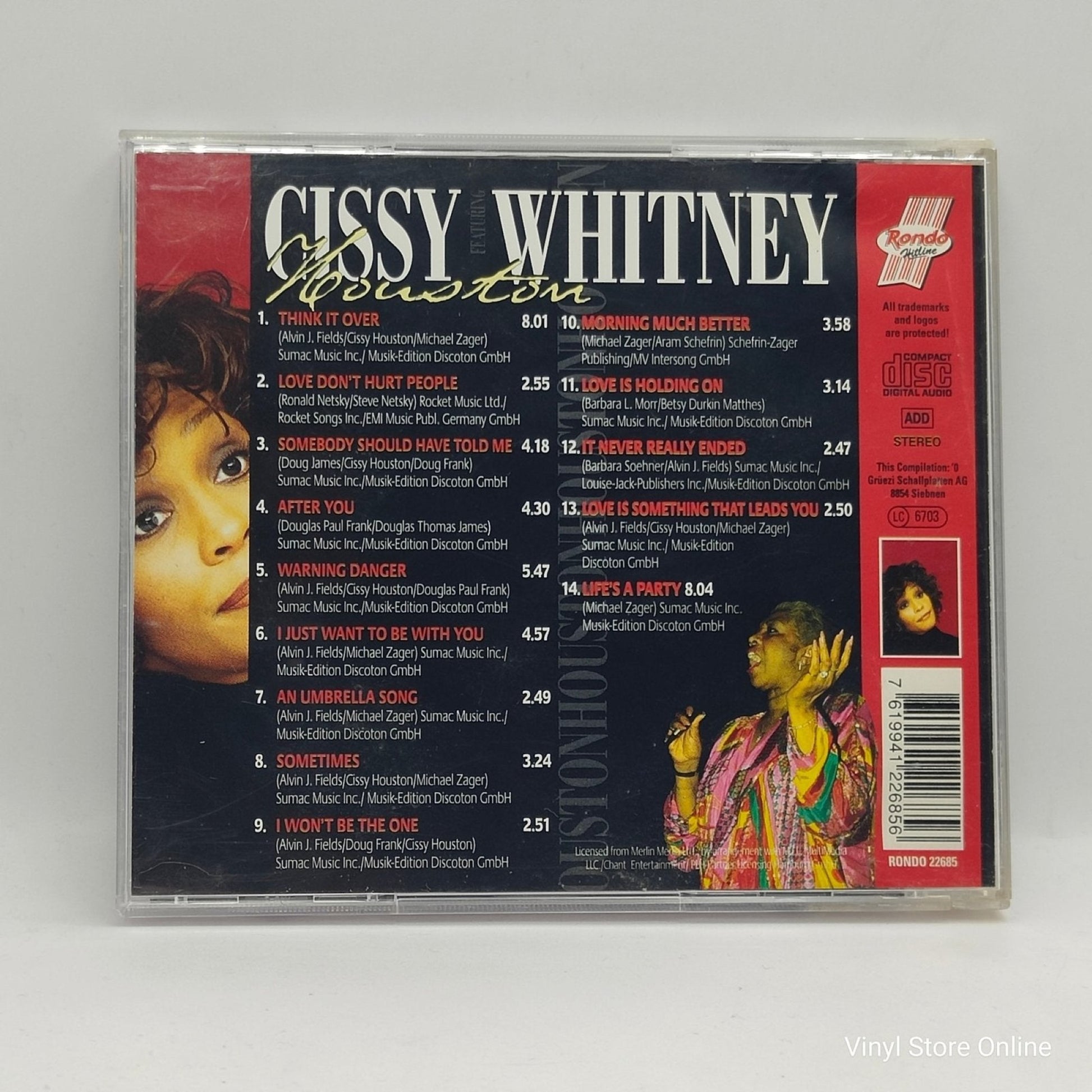 Cissy Whitney feat. Whitney Houston - Vinyl Store Online