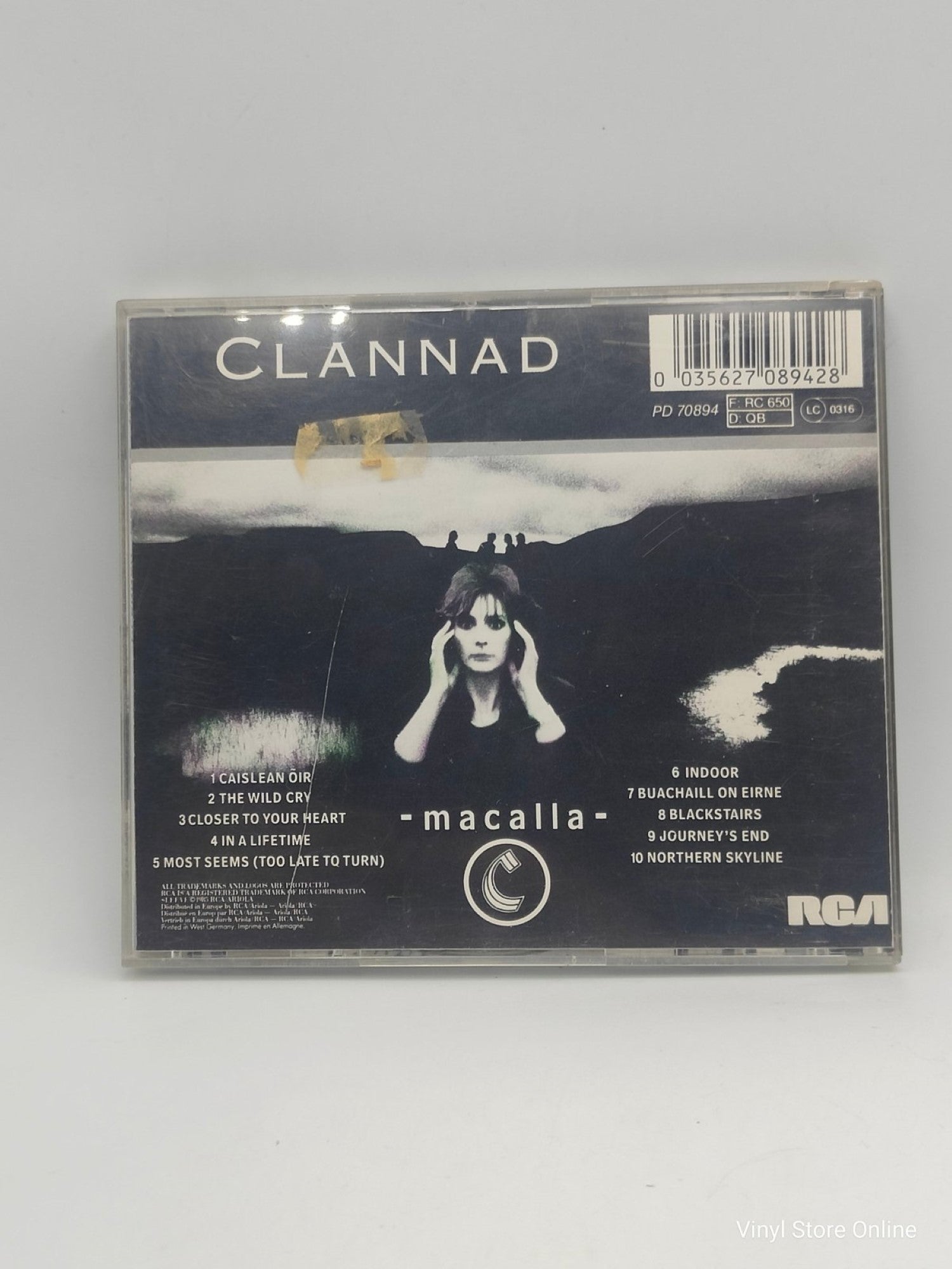 Clannad ‎– Macalla - Vinyl Store Online