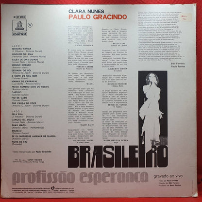 Clara Nunes e Paulo Gracindo – Brasileiro Profissão Esperança - Vinyl Store Online