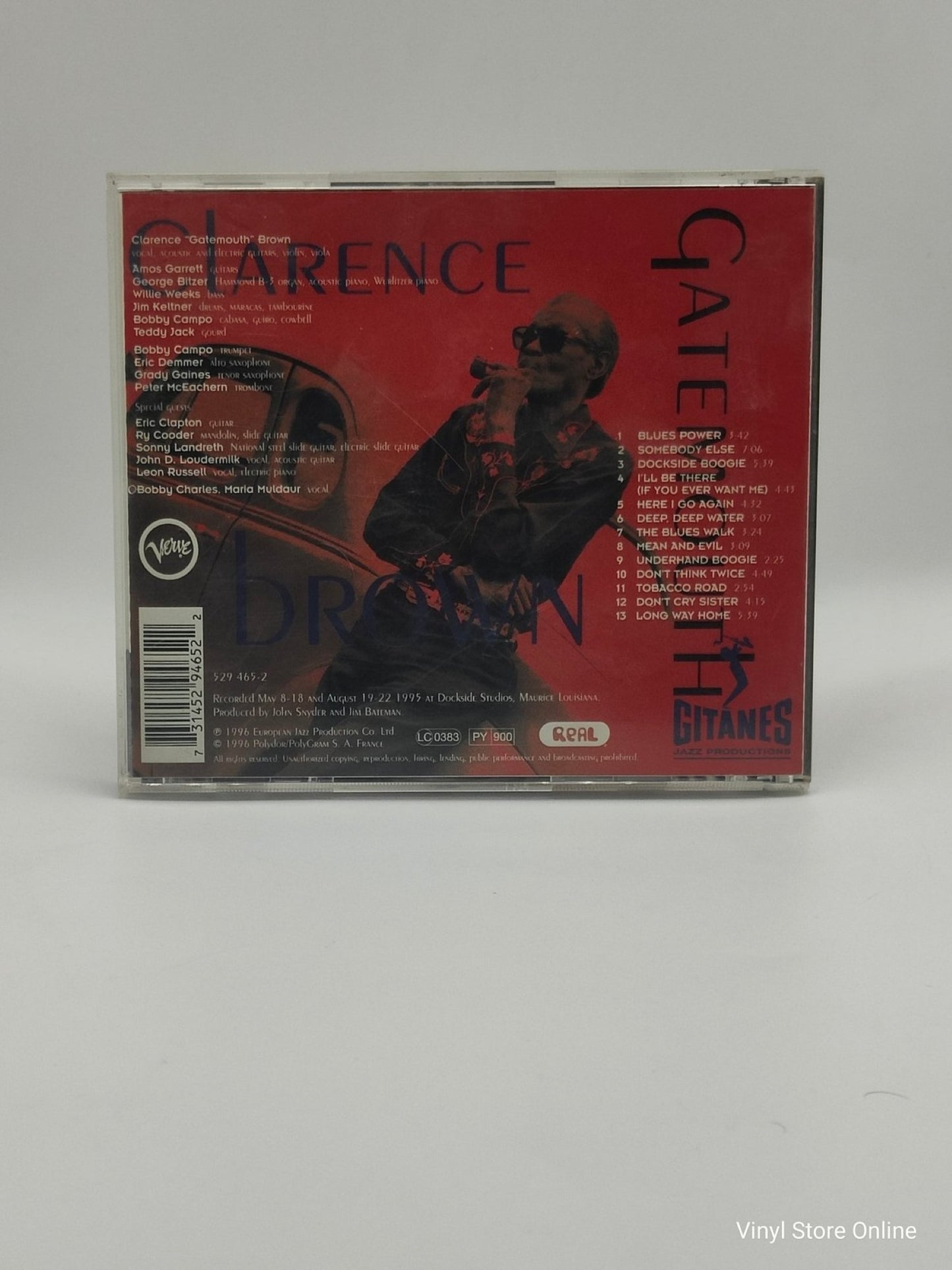 Clarence Gatemouth Brown ‎– Long Way Home - Vinyl Store Online