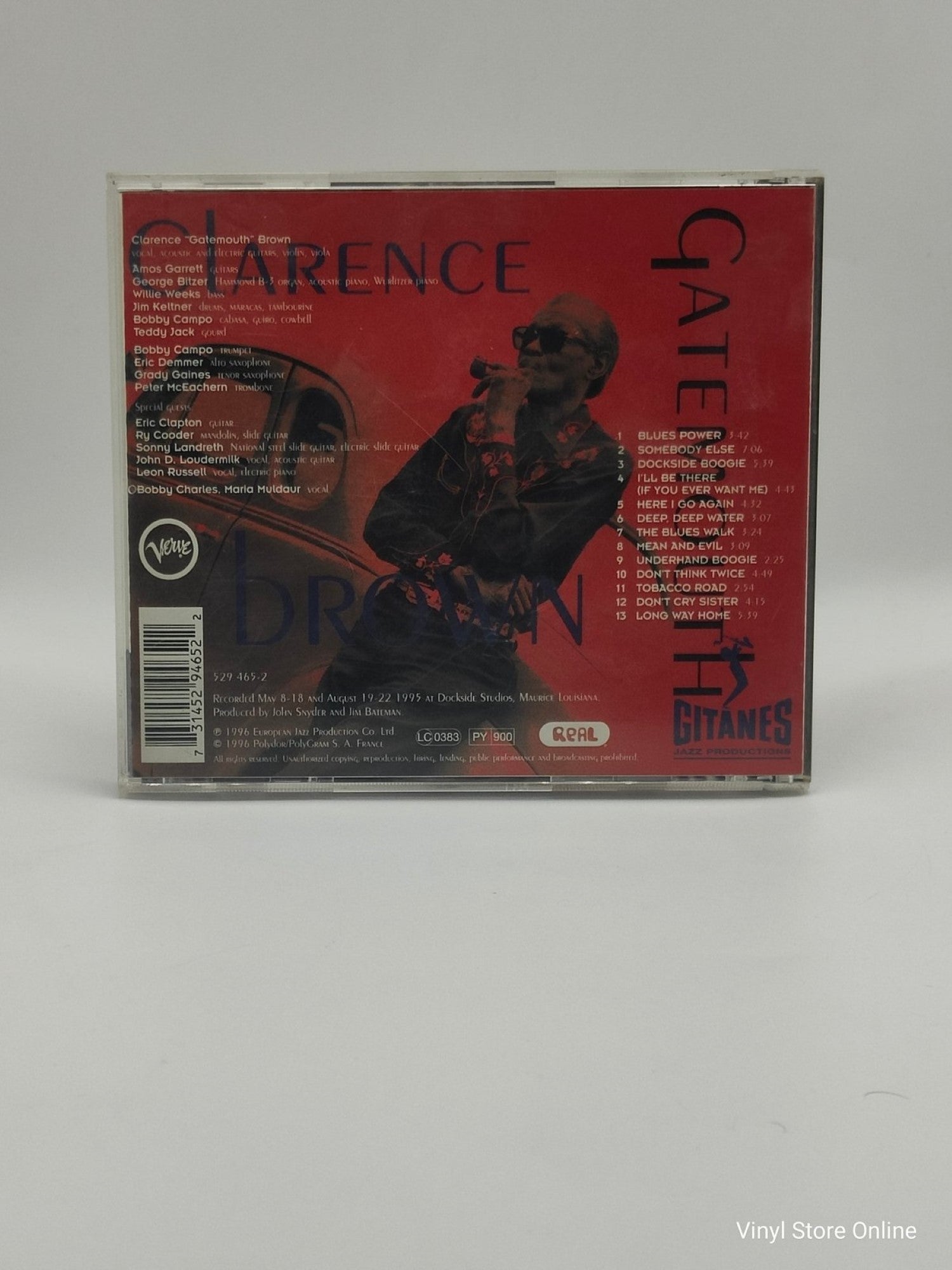 Clarence Gatemouth Brown ‎– Long Way Home - Vinyl Store Online