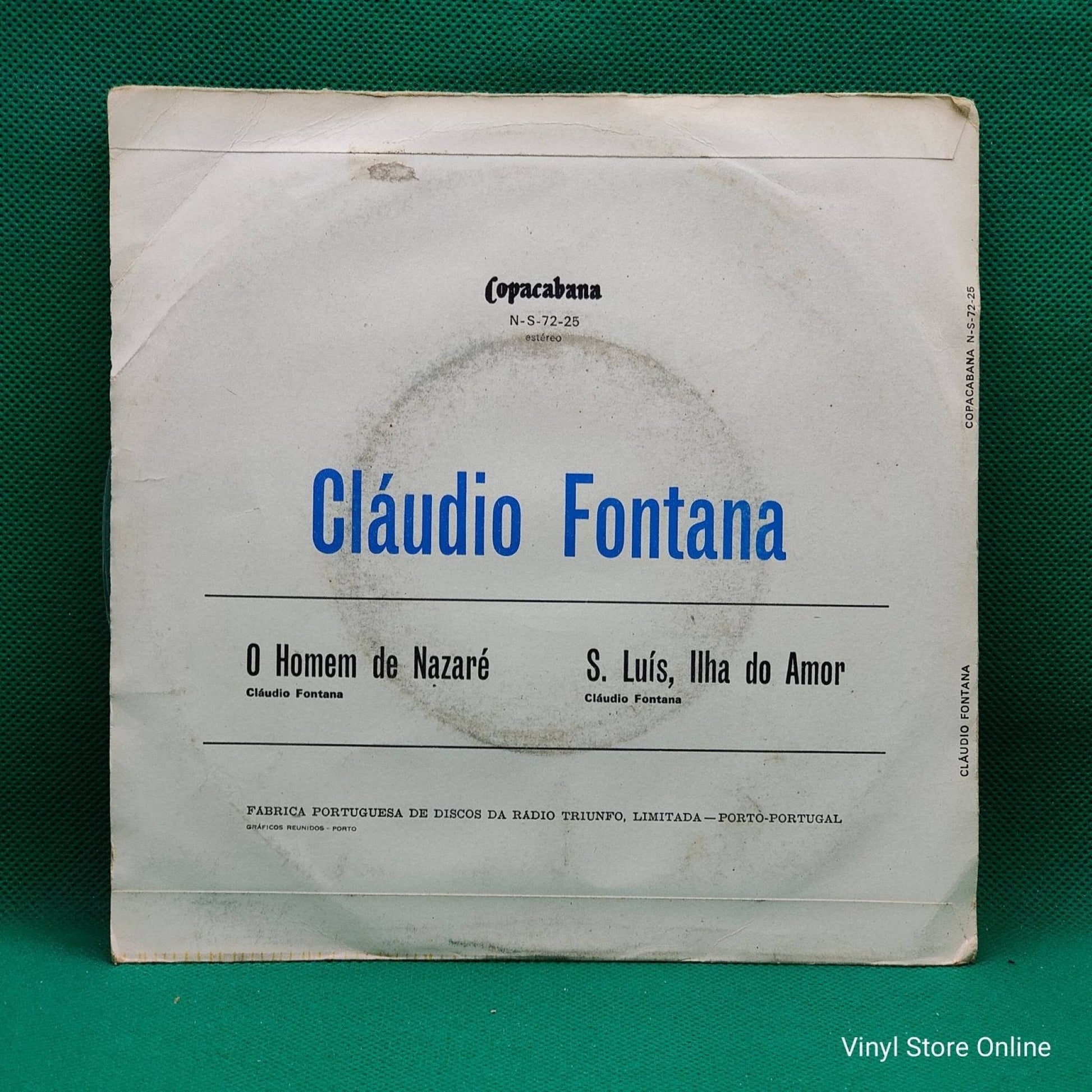 Cláudio Fontana ‎– O Homem De Nazaré - Vinyl Store Online