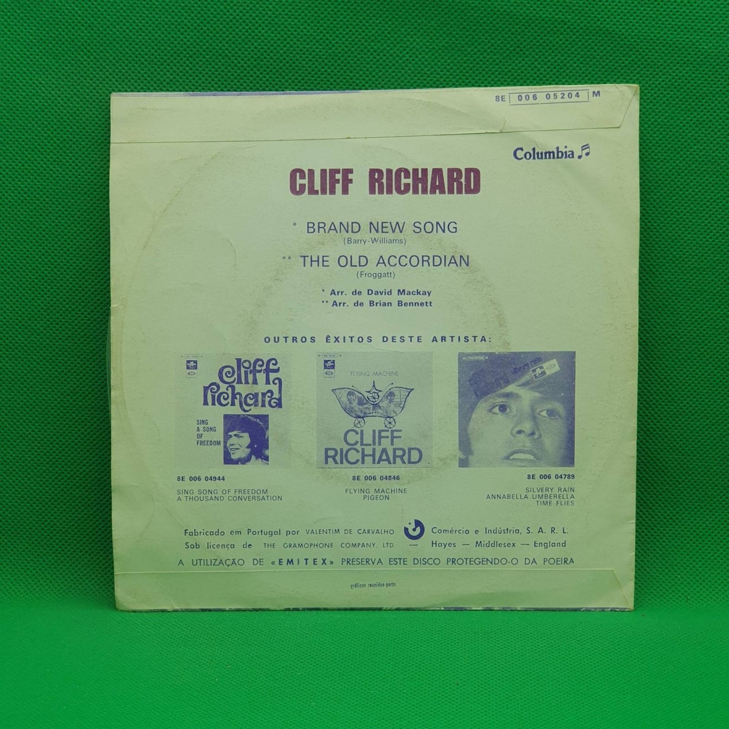 Cliff Richard ‎– A Brand New Song - Vinyl Store Online