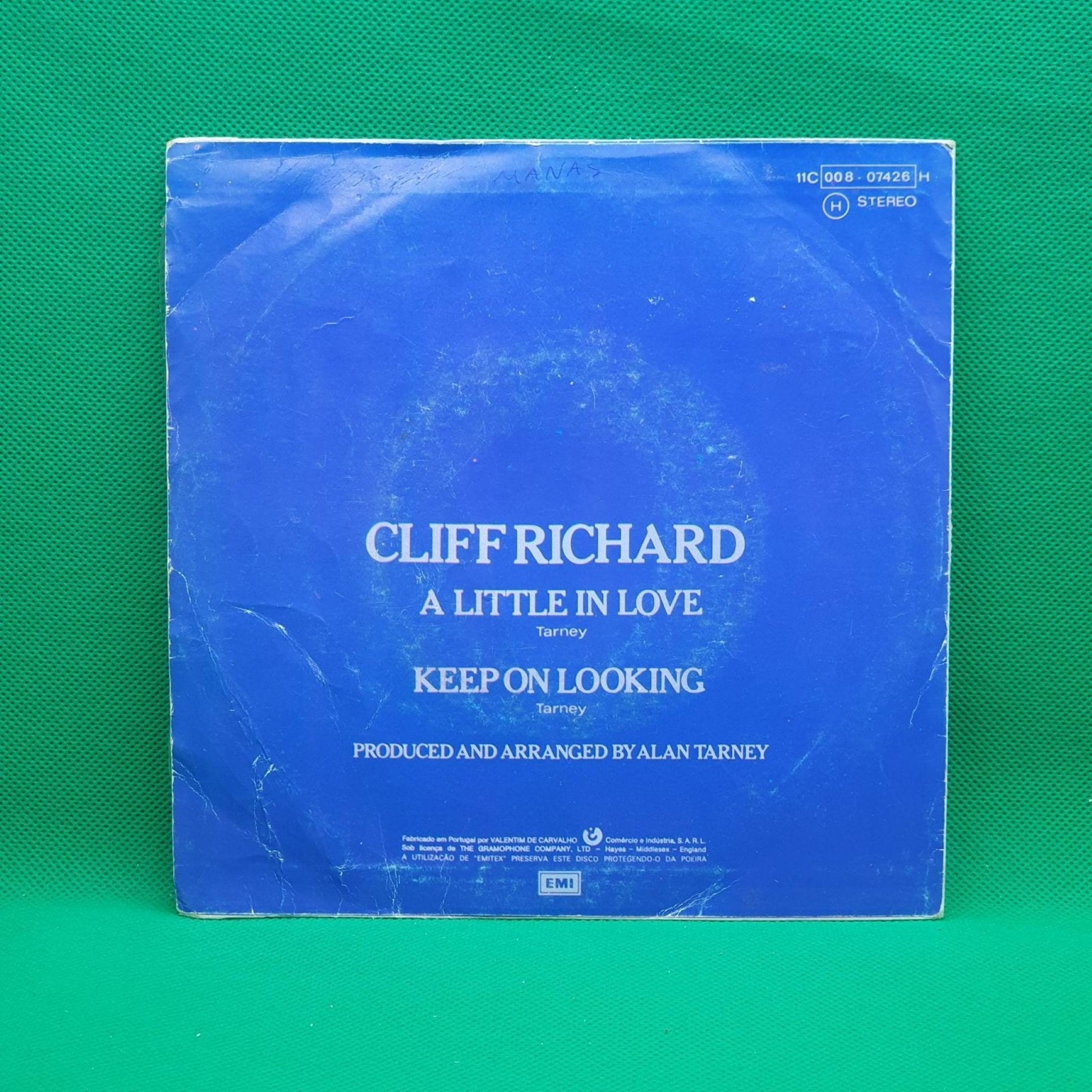 Cliff Richard ‎– A Little In Love - Vinyl Store Online