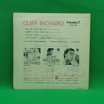 Cliff Richard ‎– All My Love / Sweet Little Jesus Boy - Vinyl Store Online