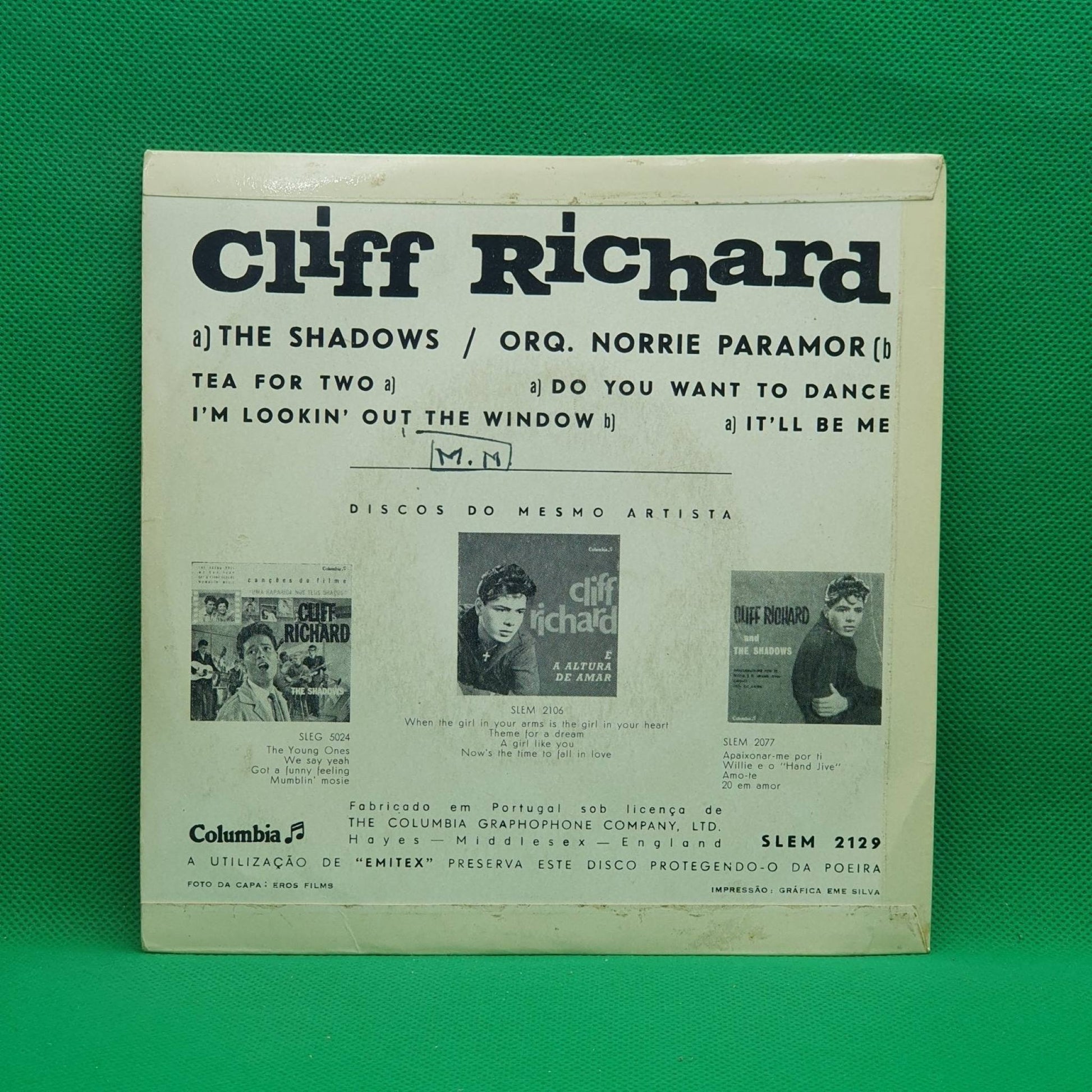 Cliff Richard And The Shadows ‎– Tea For Two - Vinyl Store Online