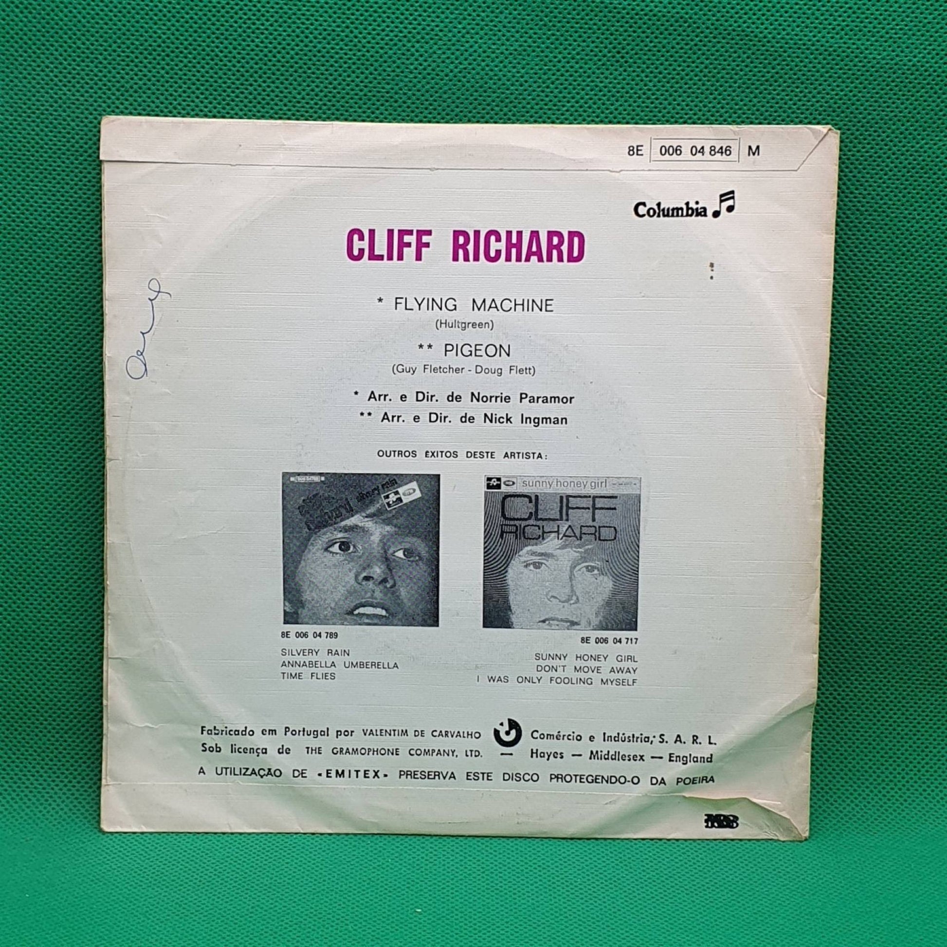 Cliff Richard ‎– Flying Machine - Vinyl Store Online
