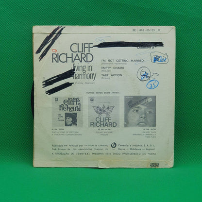Cliff Richard ‎– Living In Harmony - Vinyl Store Online