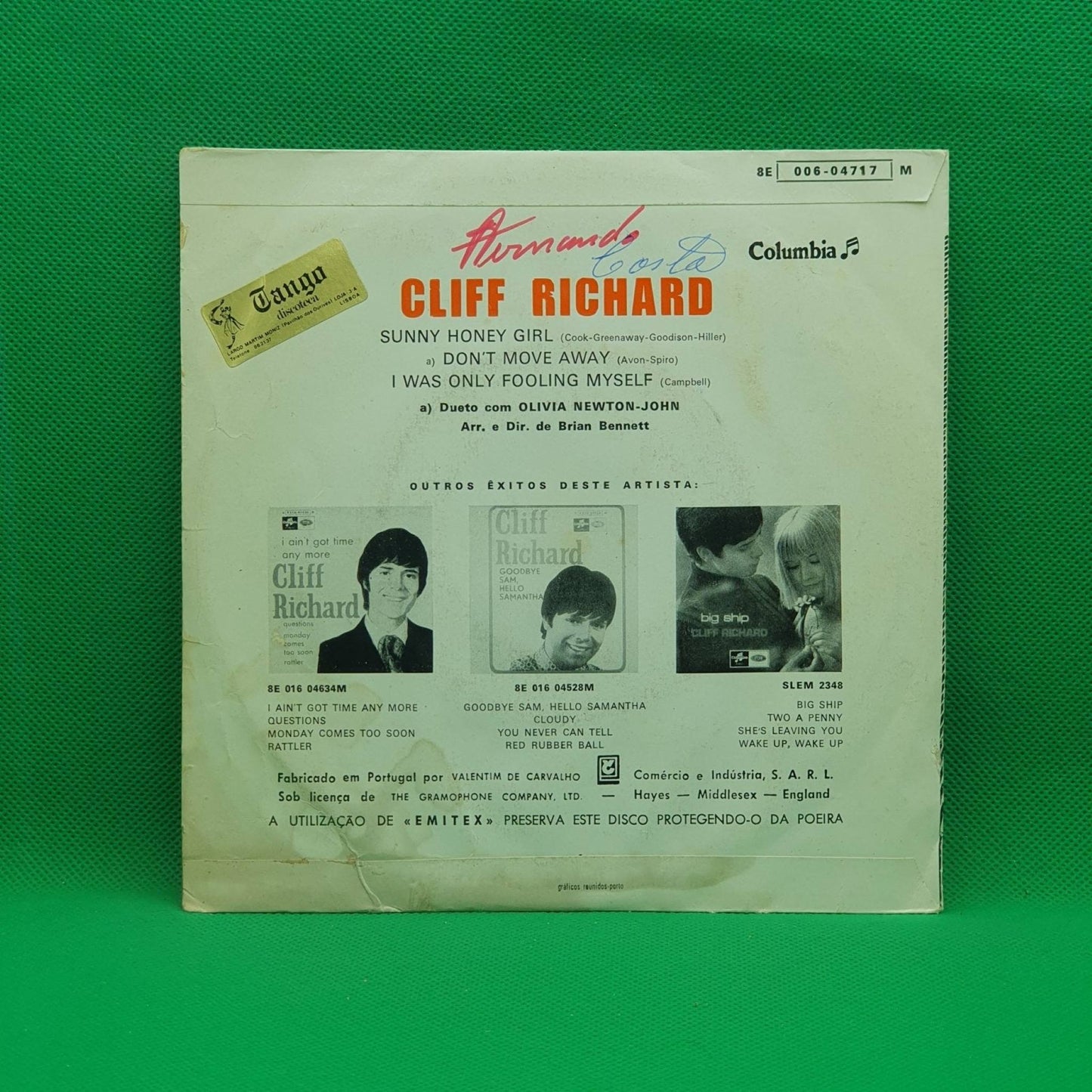 Cliff Richard ‎– Sunny Honey Girl - Vinyl Store Online