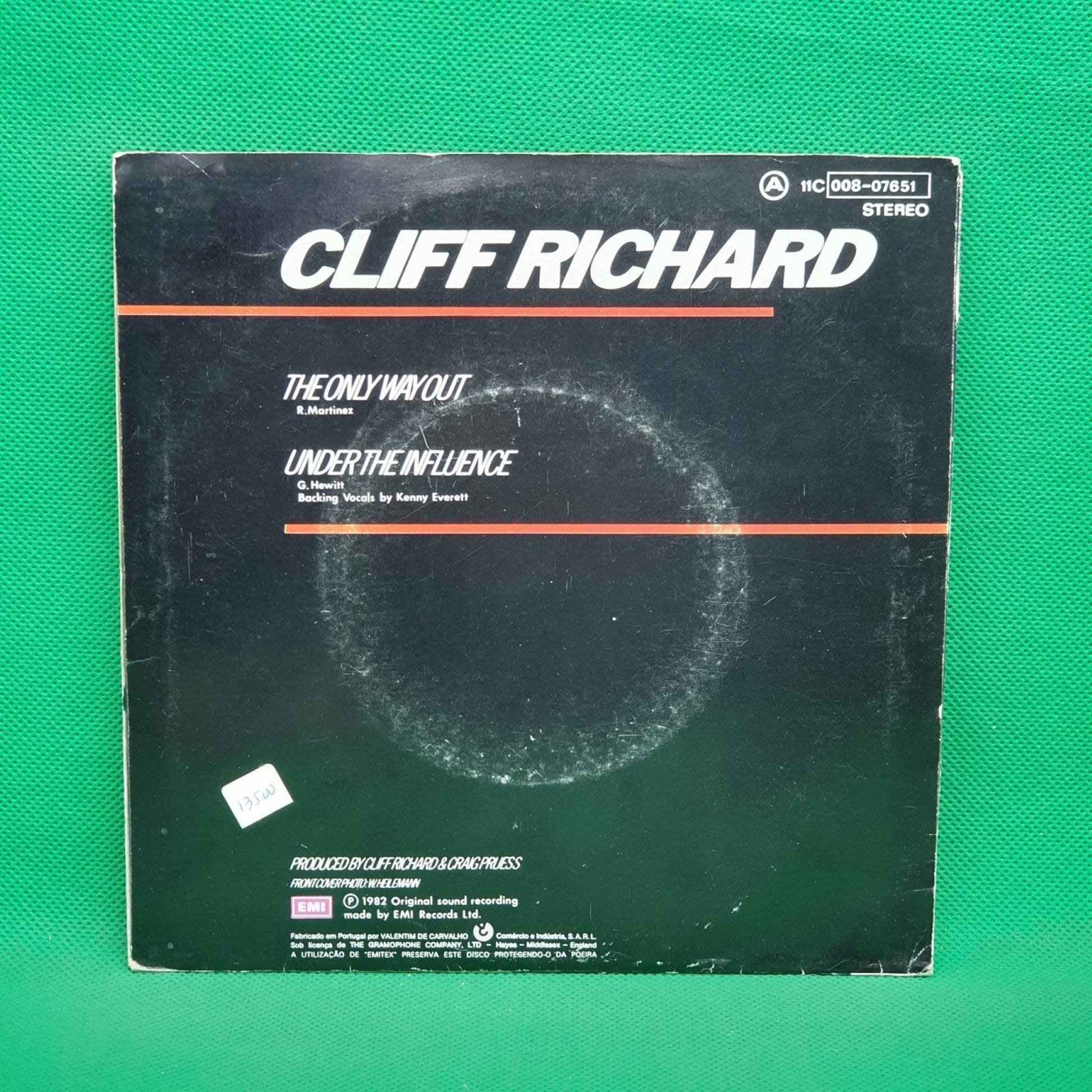 Cliff Richard ‎– The Only Way Out - Vinyl Store Online