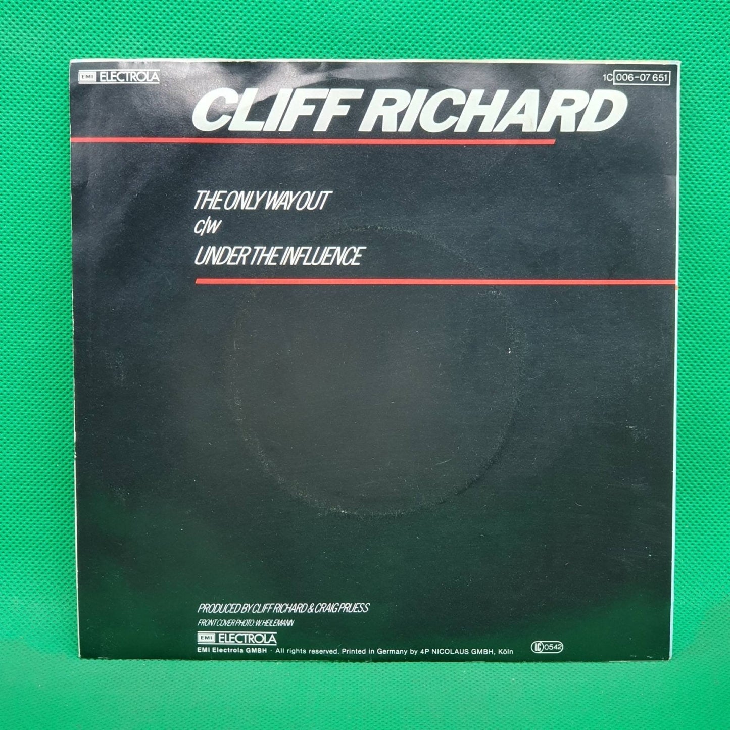 Cliff Richard ‎– The Only Way Out - Vinyl Store Online