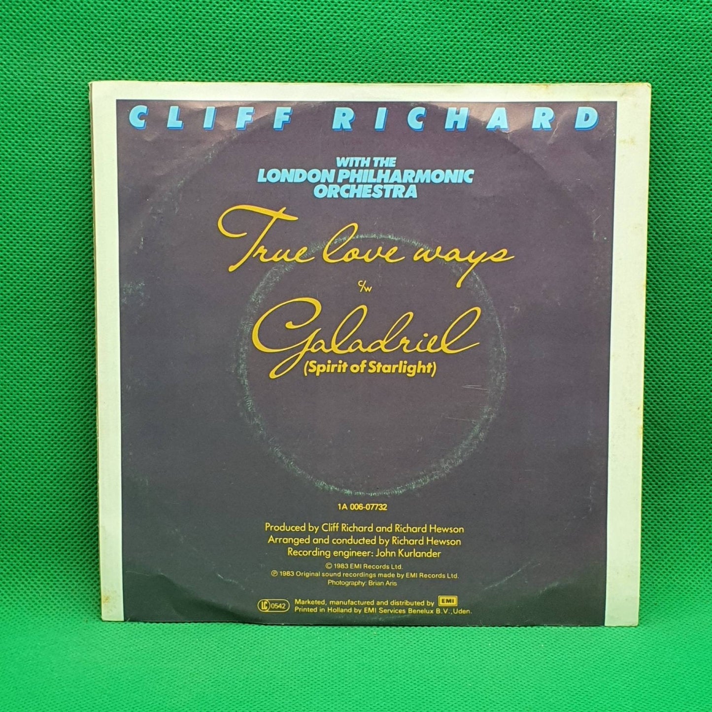 Cliff Richard With The London Philharmonic Orchestra ‎– True Love Ways - Vinyl Store Online
