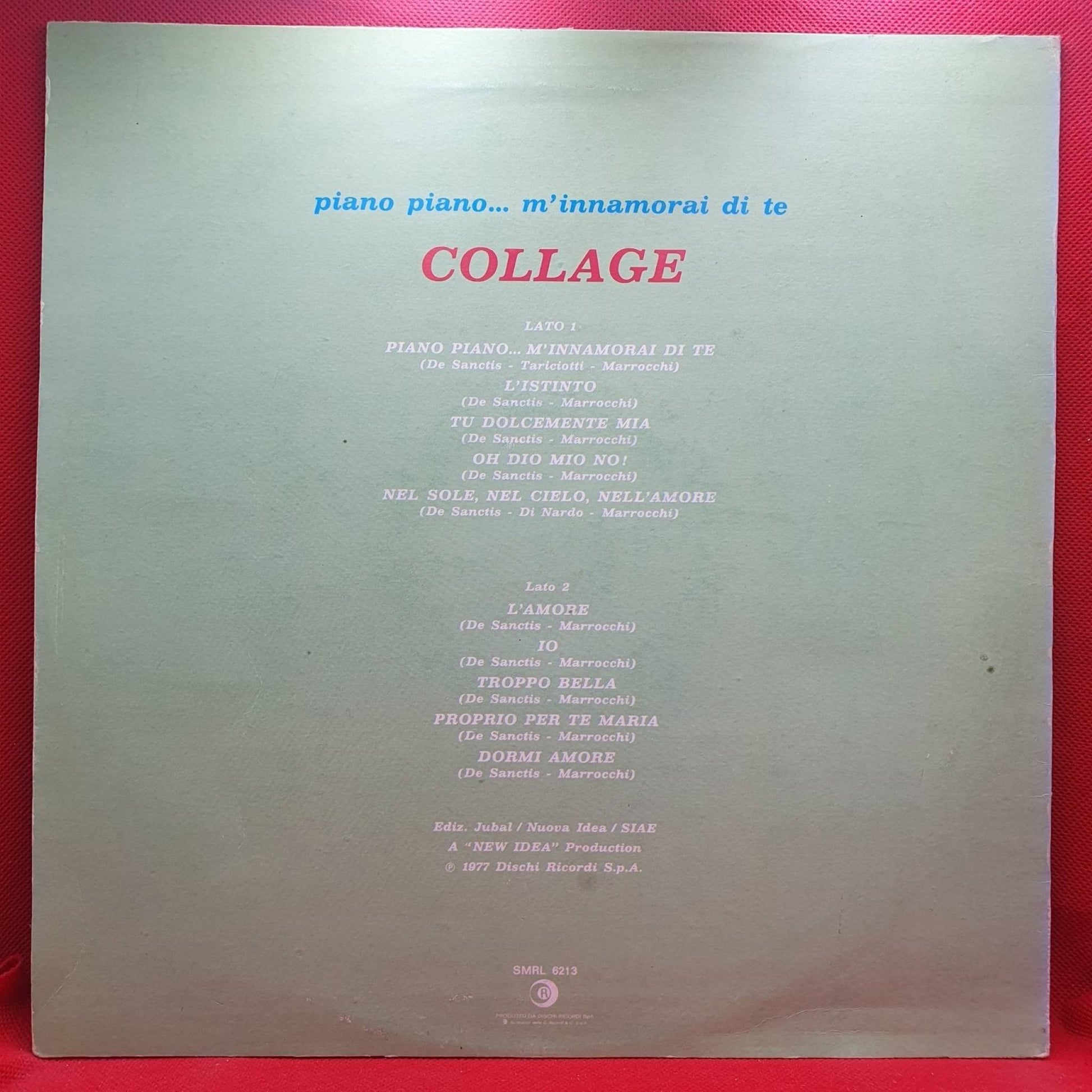 Collage ‎– Piano Piano... M'innamorai Di Te - Vinyl Store Online