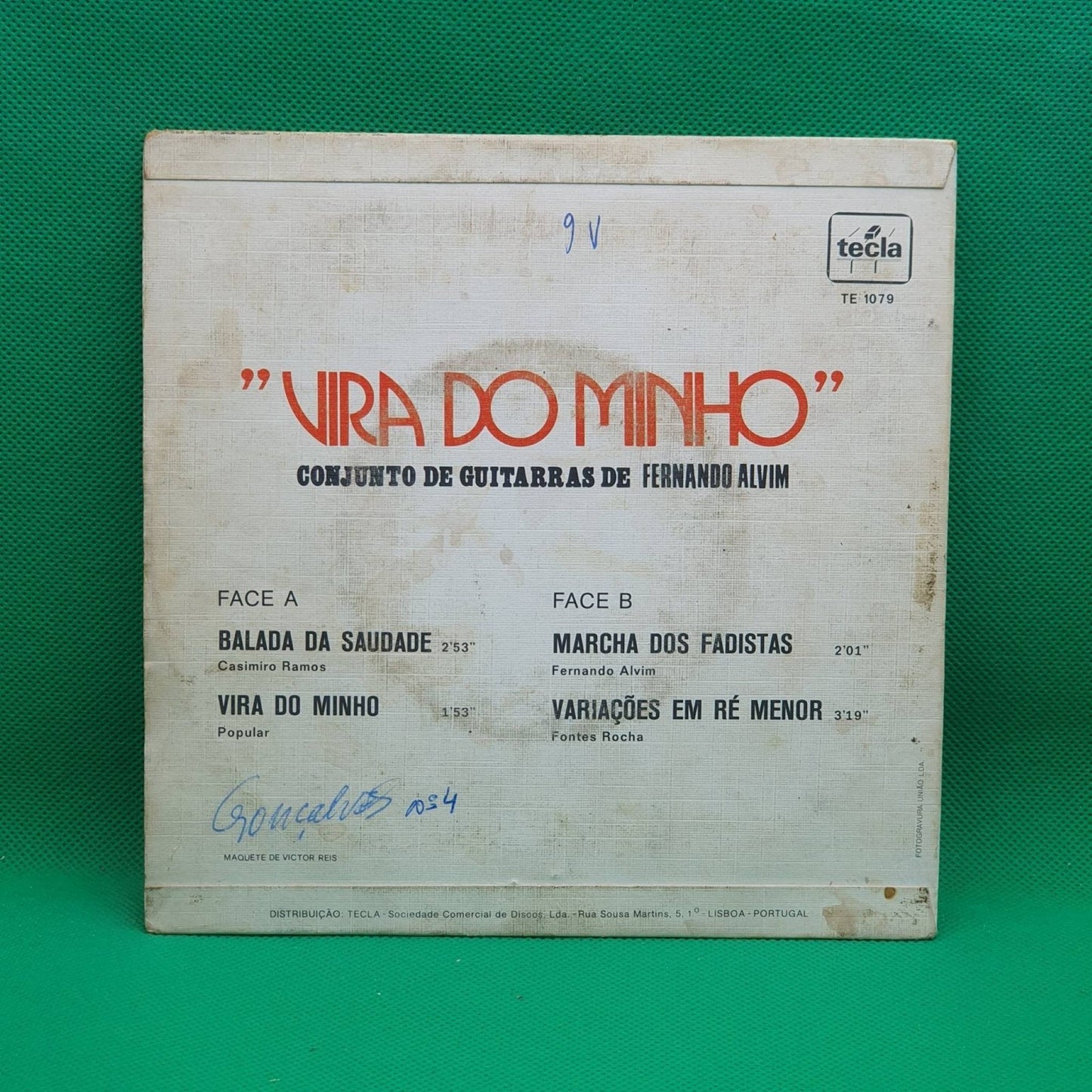 Conjunto De Guitarras De Fernando Alvim ‎– Vira Do Minho - Vinyl Store Online