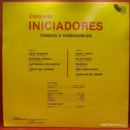 Conjunto Iniciadores ‎– Tangos e Passodobles - Vinyl Store Online