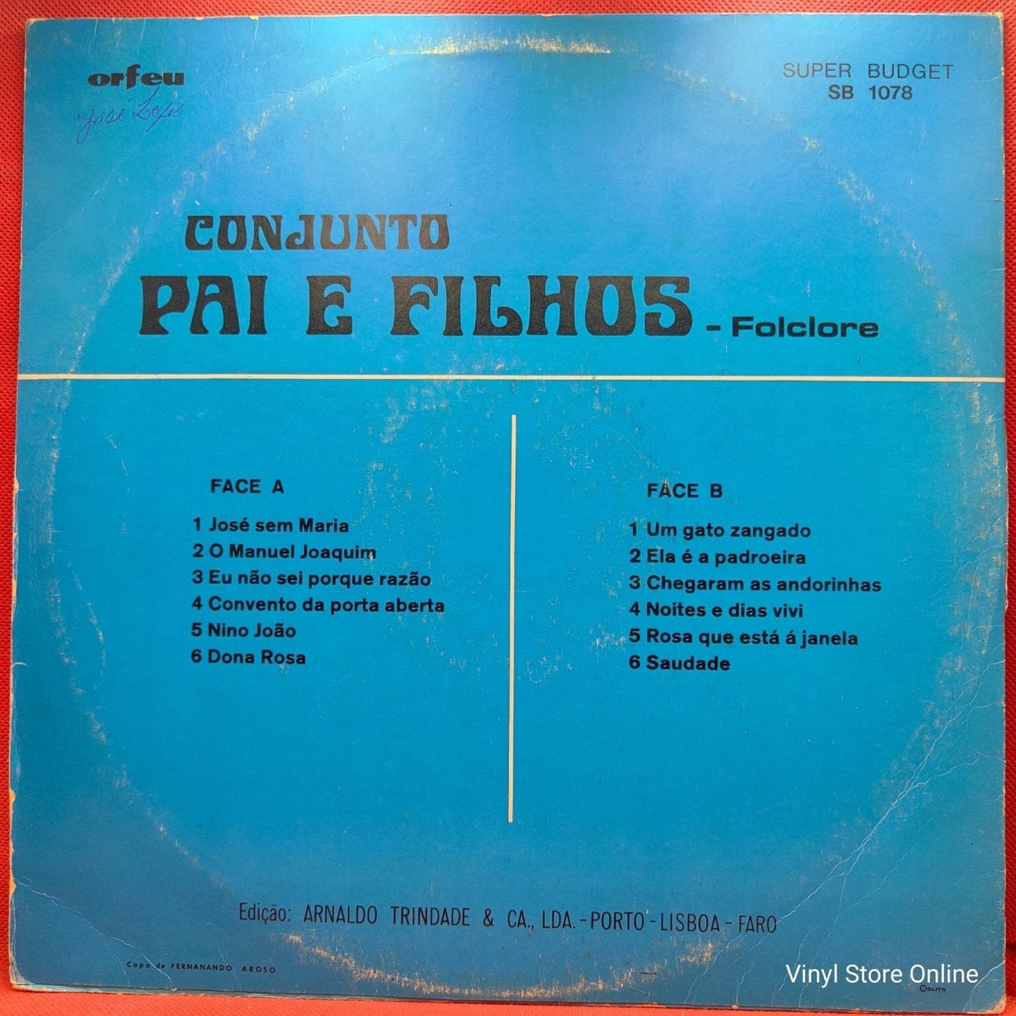 Conjunto Pai E Filhos ‎– José Sem Maria - Vinyl Store Online