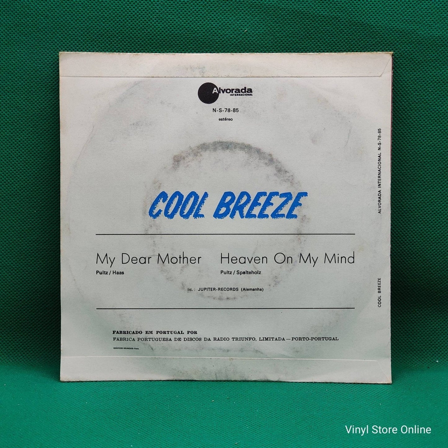 Cool Breeze ‎– My Dear Mother / Heaven On My Mind - Vinyl Store Online