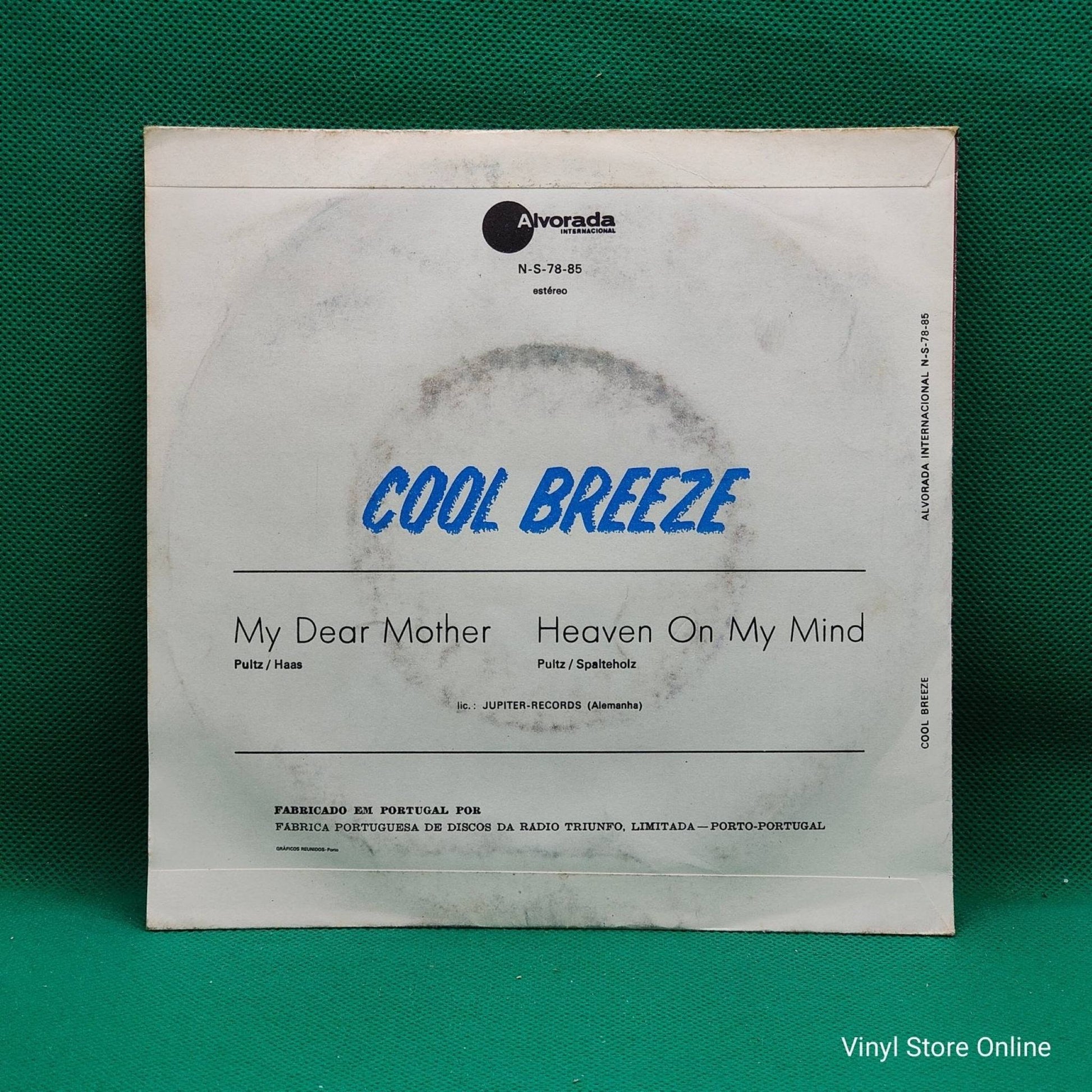 Cool Breeze ‎– My Dear Mother / Heaven On My Mind - Vinyl Store Online