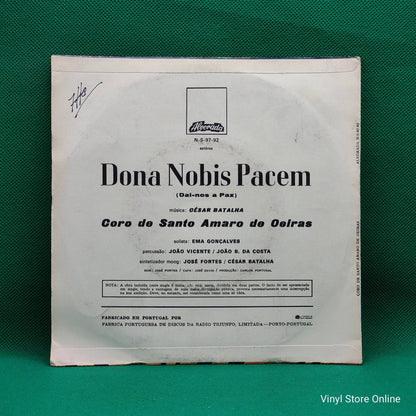 Coro Sto Amaro Oeiras, César Batalha ‎– Dona Nobis Pacem - Vinyl Store Online