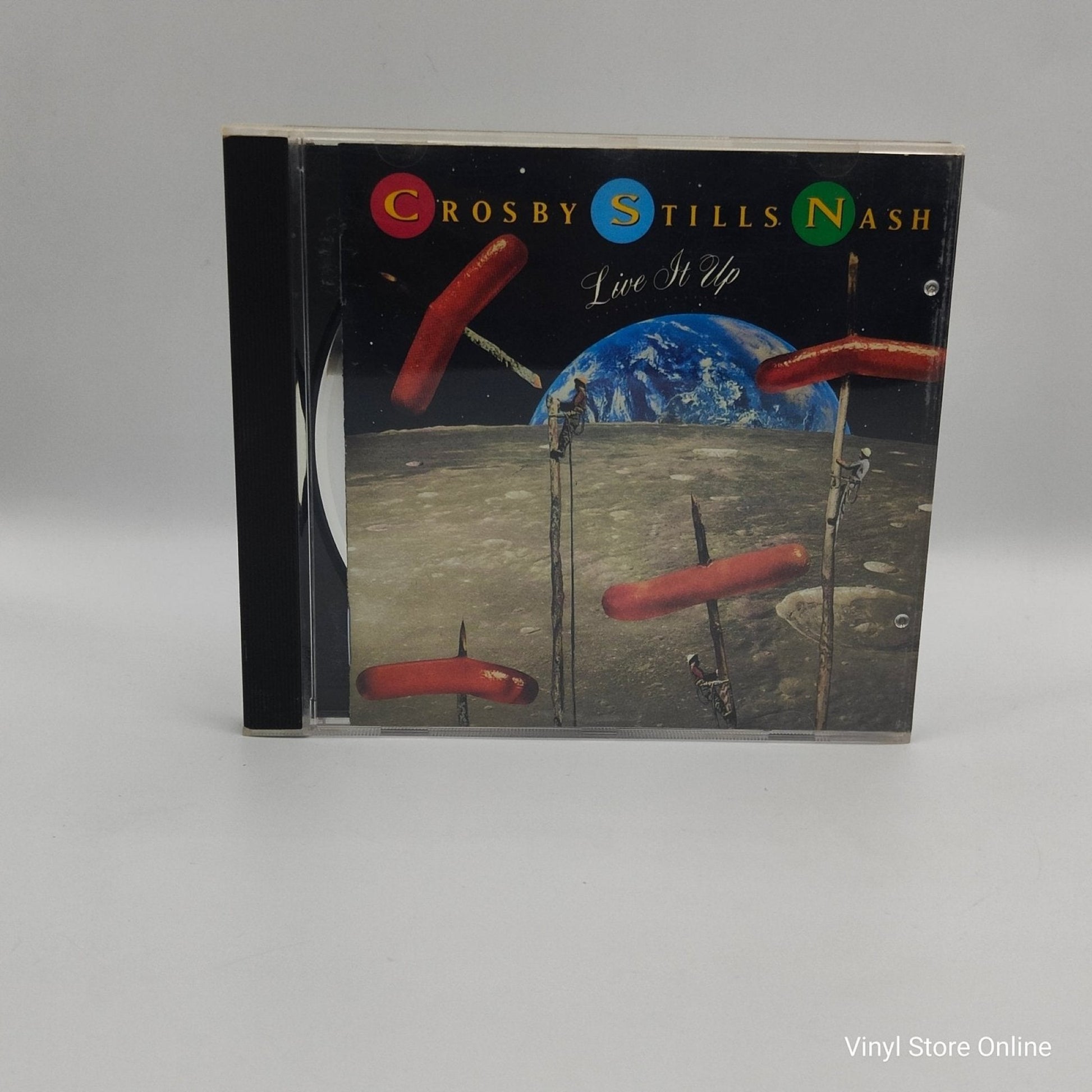 Crosby Stills Nash ‎– Live It Up - Vinyl Store Online