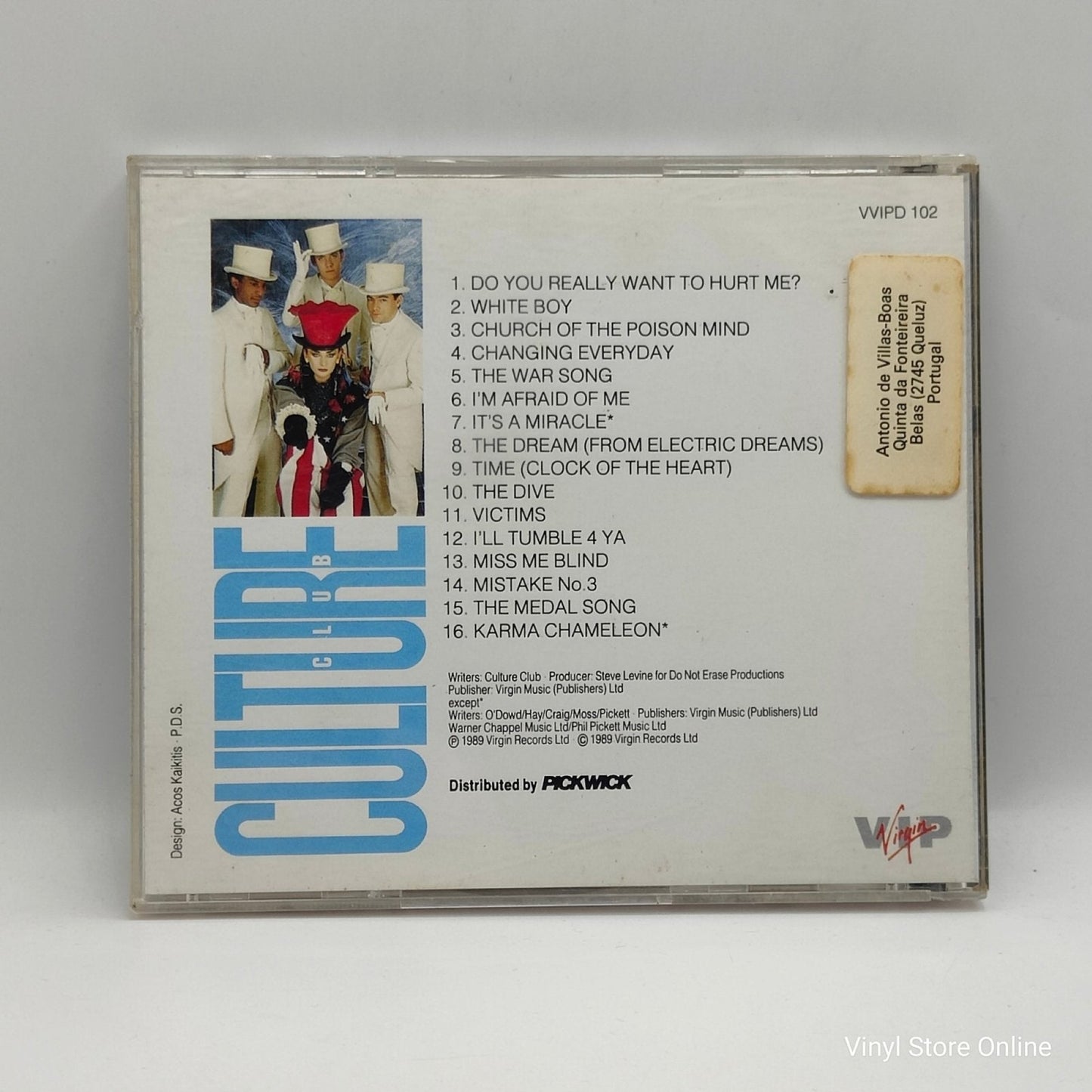 Culture Club ‎– The Best Of Culture Club - Vinyl Store Online