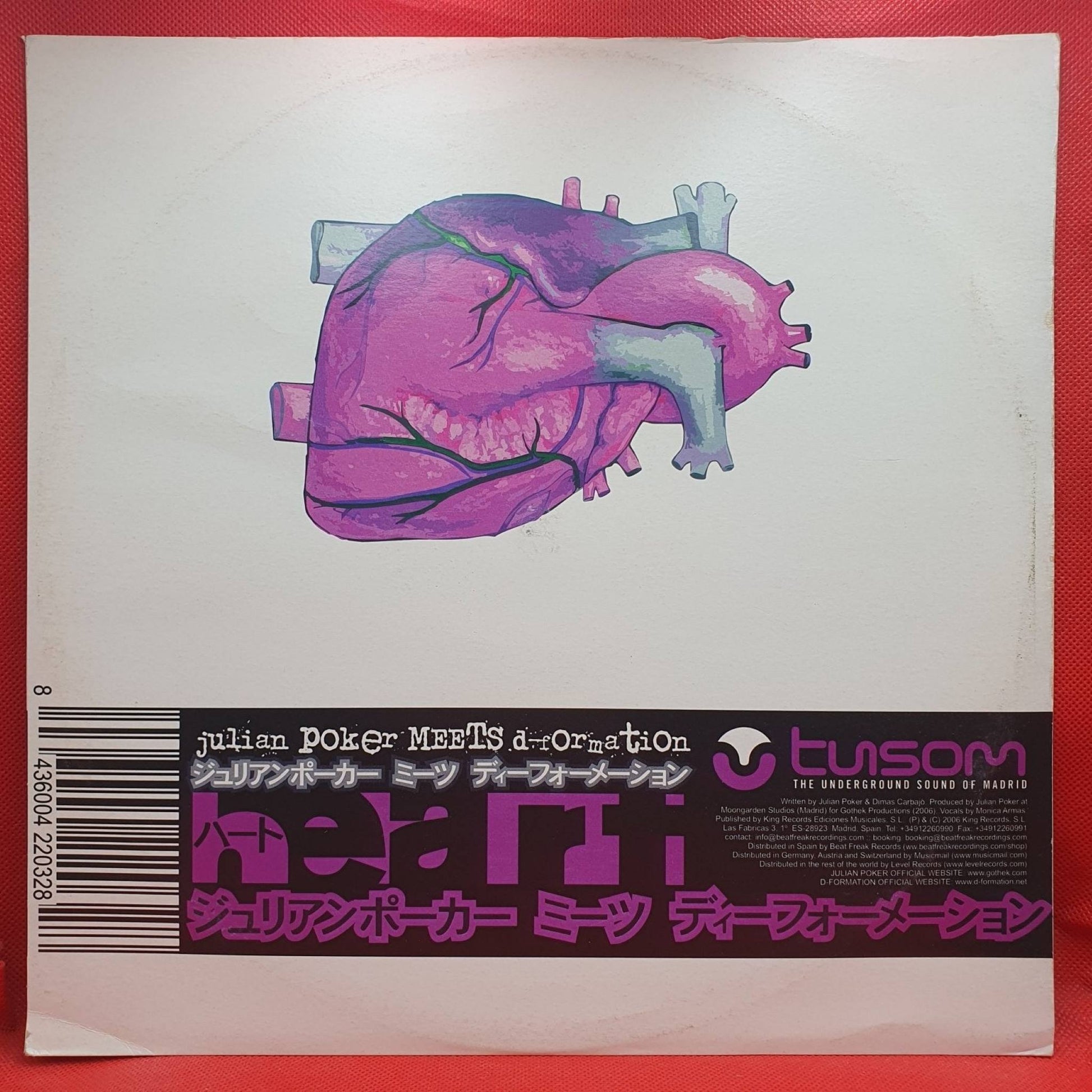 D - Formation Meets Julian Poker ‎– Heart - Vinyl Store Online